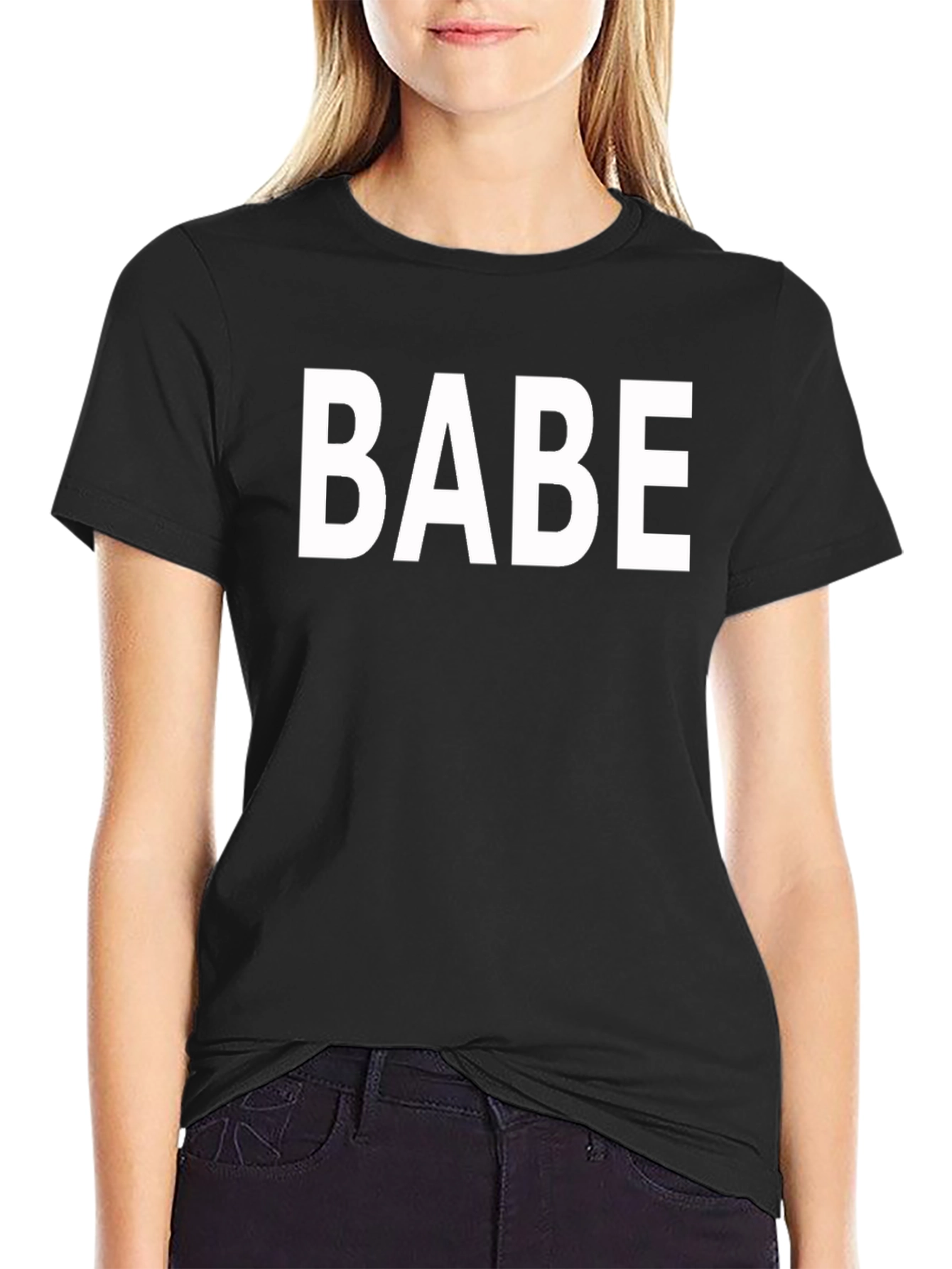 BABE Graphic T-Shirt - Casual Cotton Tee
