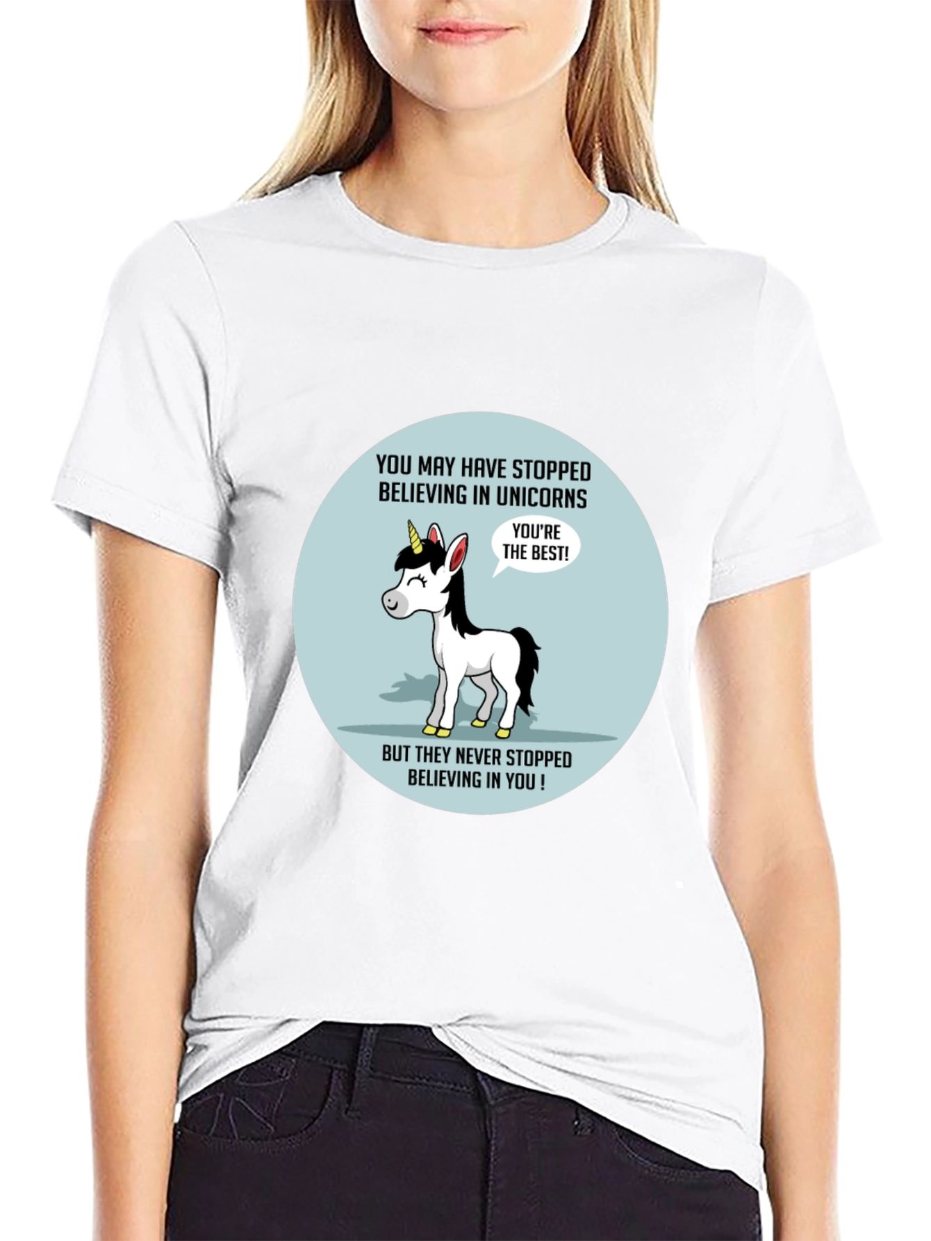 Unicorn Believer T-Shirt - Black