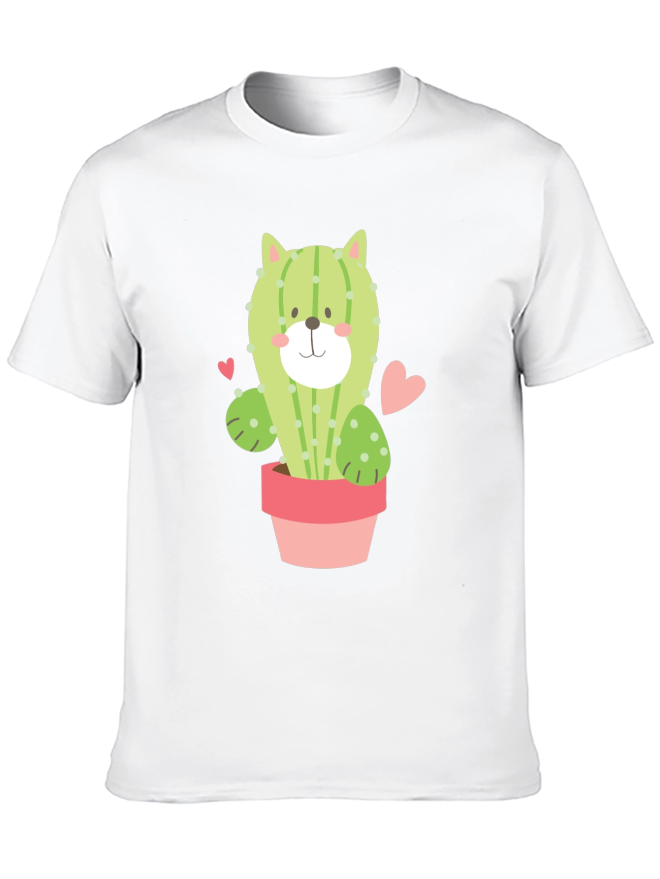 Cactus Cat T-Shirt - Unique Graphic Tee