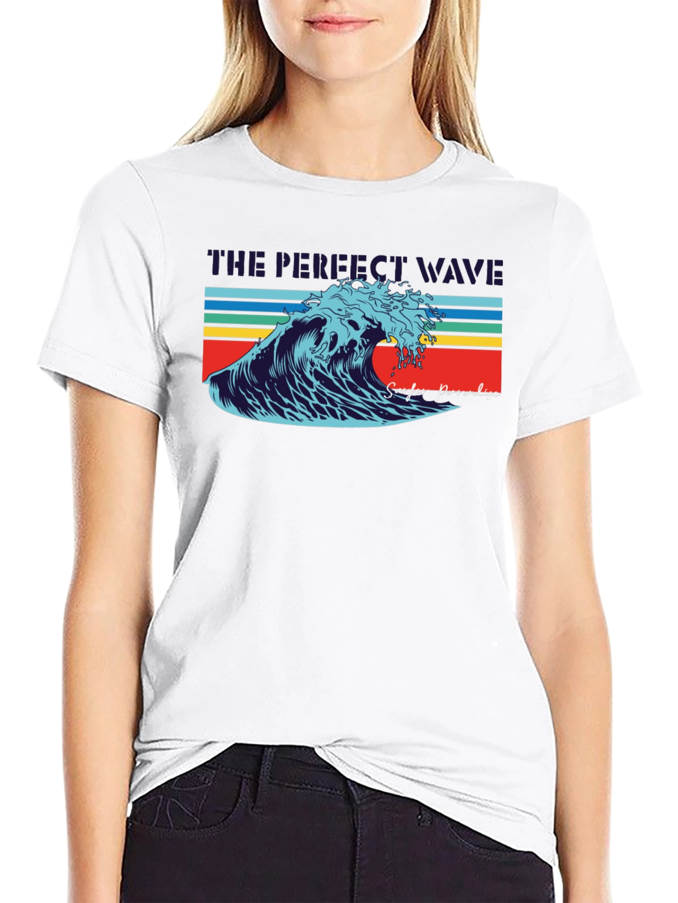 The Perfect Wave Surfer Paradise Graphic Tee