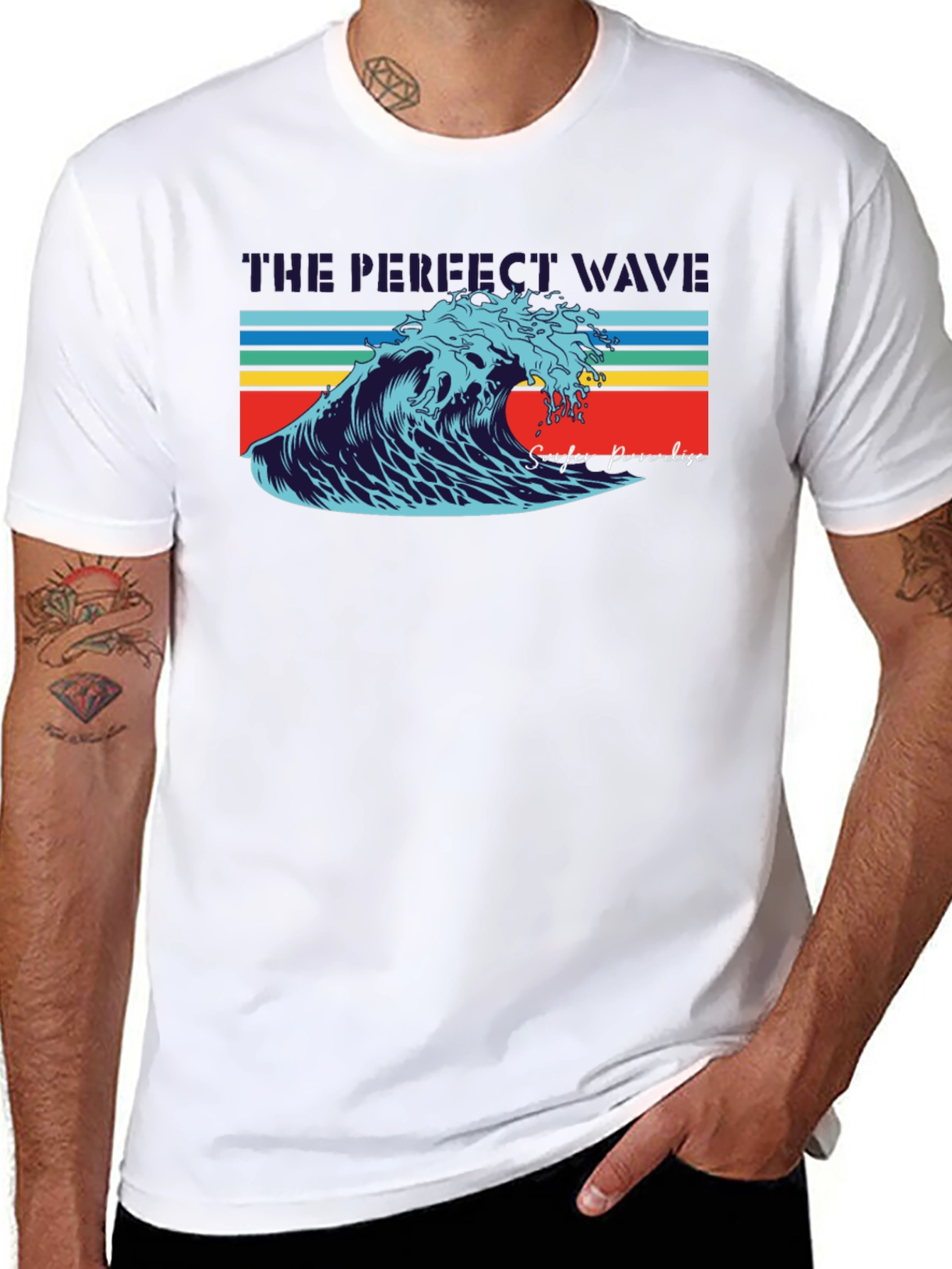 The Perfect Wave Surfer Paradise Graphic Tee