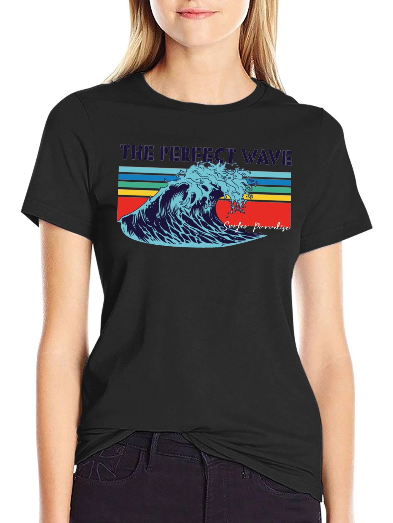 The Perfect Wave Surfer Paradise Graphic Tee