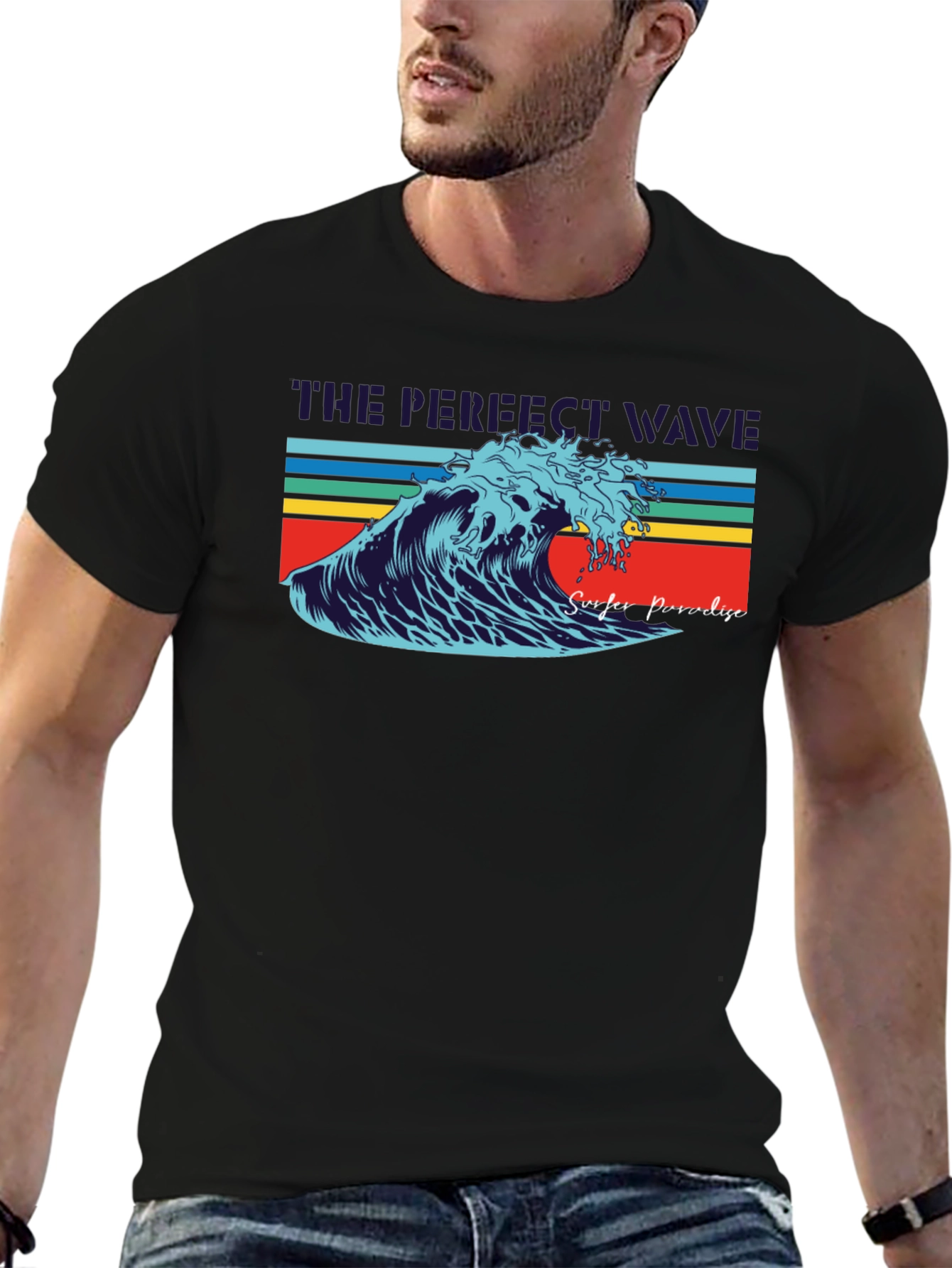 The Perfect Wave Surfer Paradise Graphic Tee