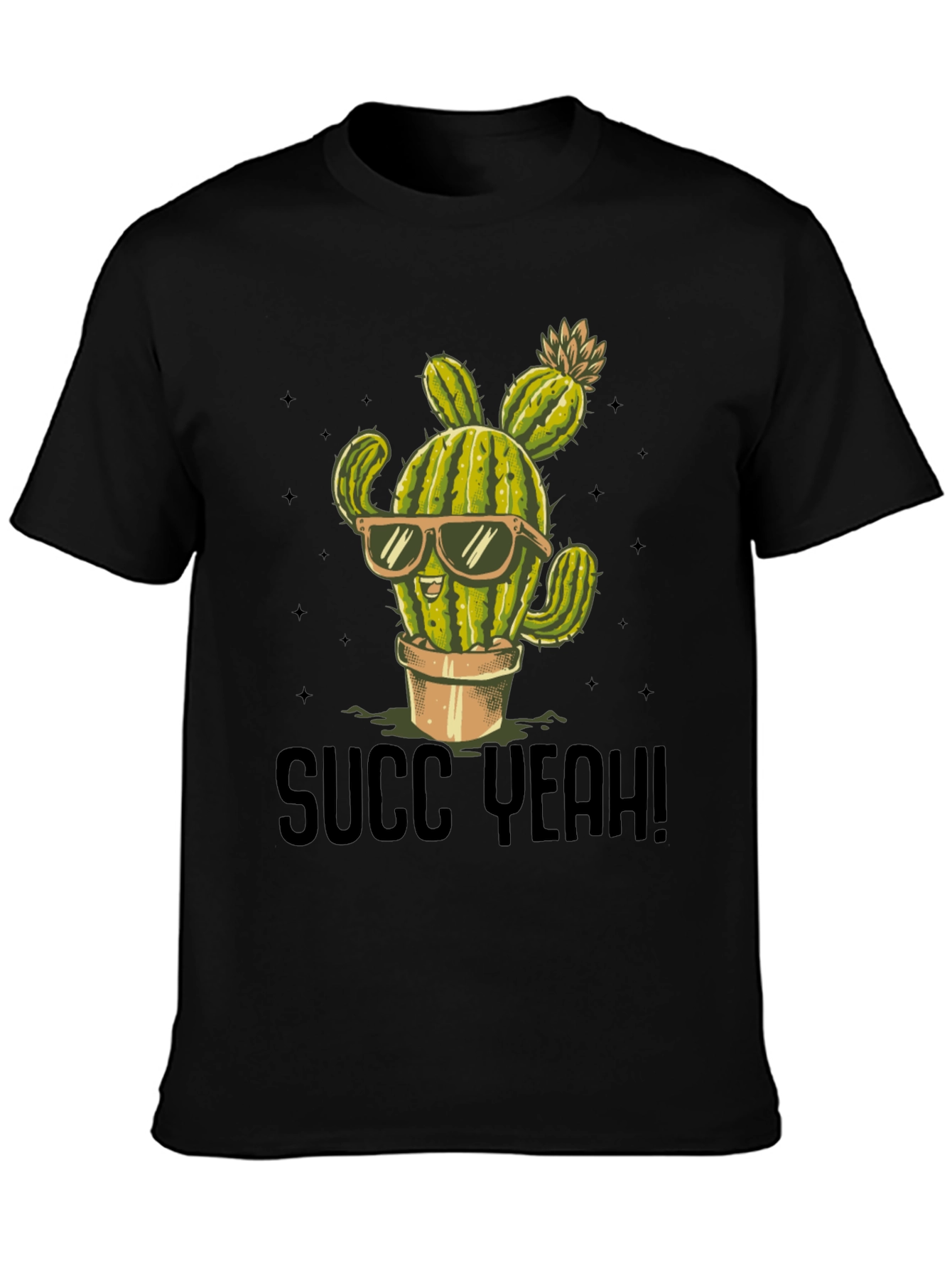Succ Yeah! Cactus Graphic T-Shirt - Cool Desert Style