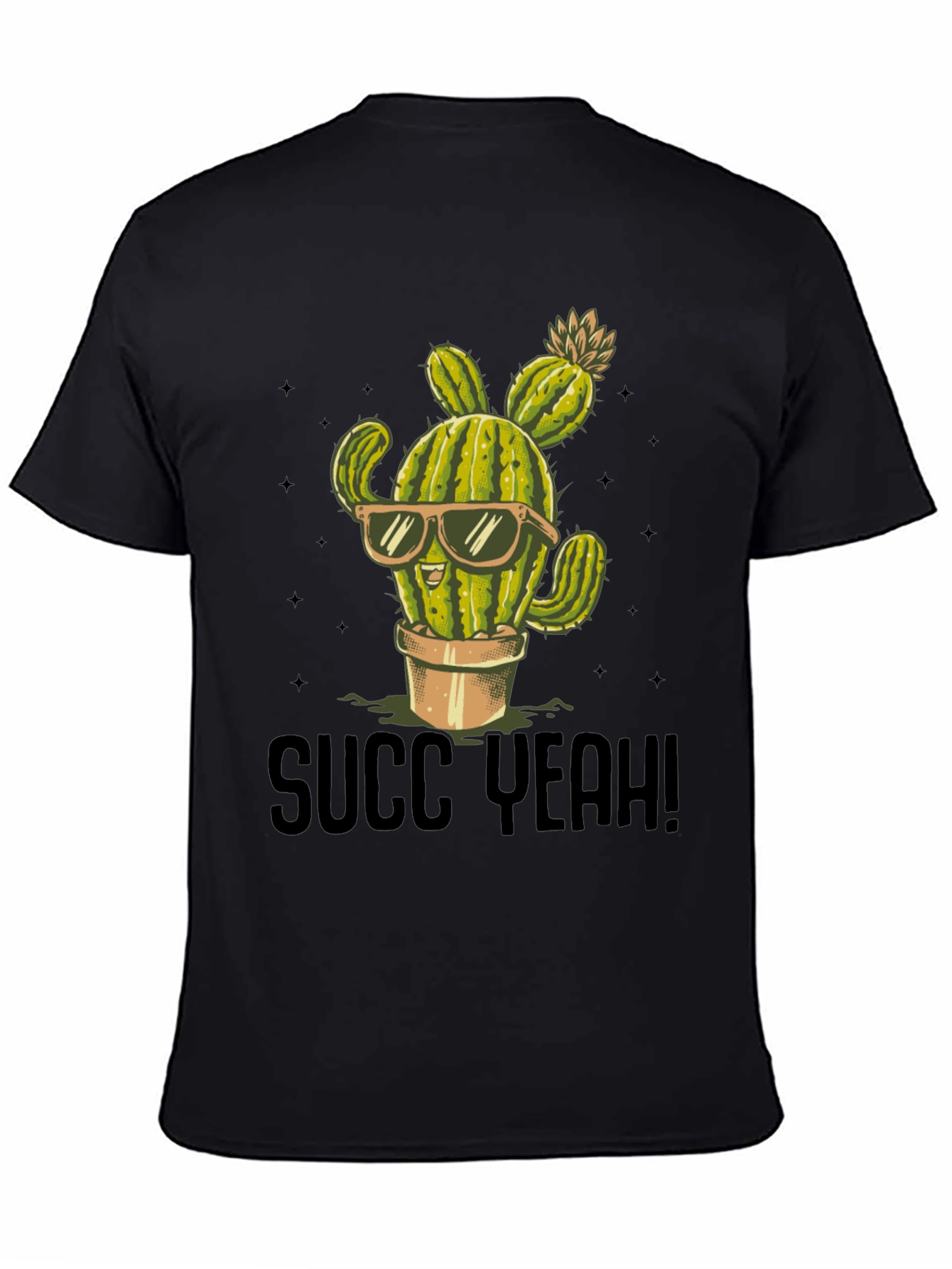 Succ Yeah! Cactus Graphic T-Shirt - Cool Desert Style