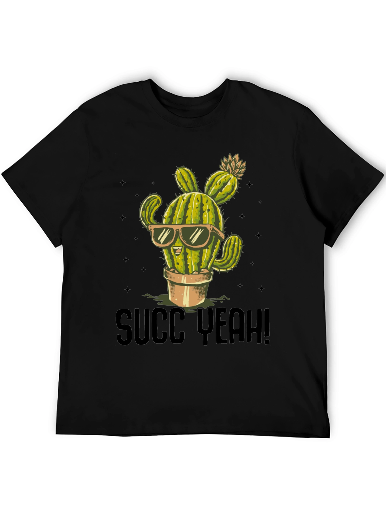 Succ Yeah! Cactus Graphic T-Shirt - Cool Desert Style