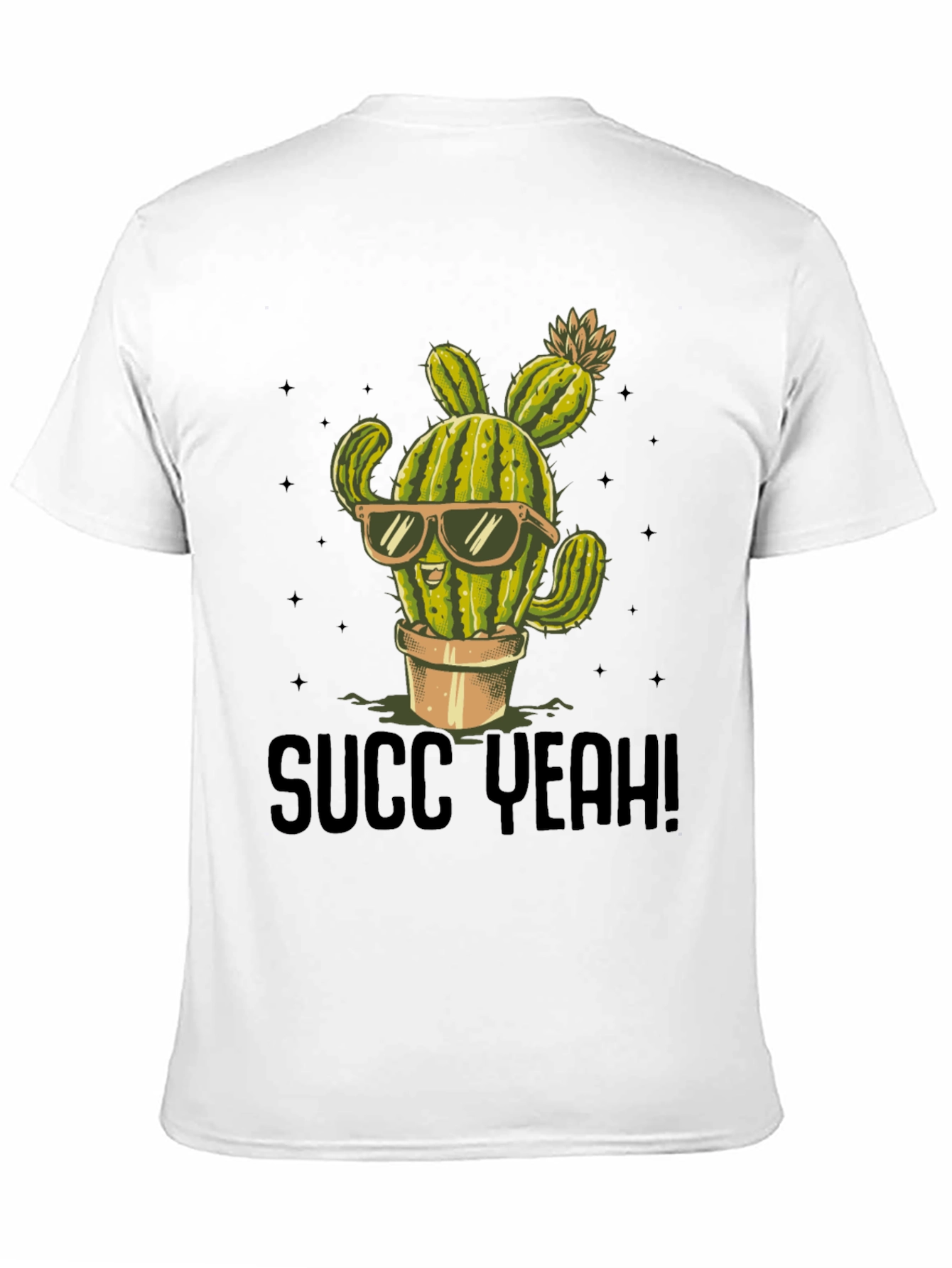 Succ Yeah! Cactus Graphic T-Shirt - Cool Desert Style