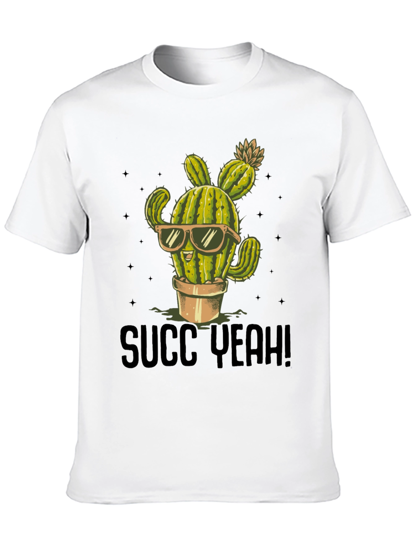 Succ Yeah! Cactus Graphic T-Shirt - Cool Desert Style