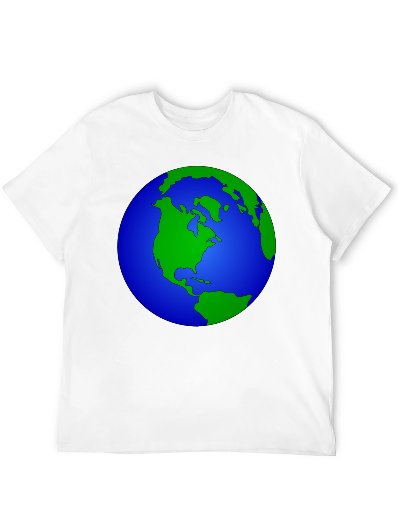 Earth Graphic Black T-Shirt - Global Awareness Tee