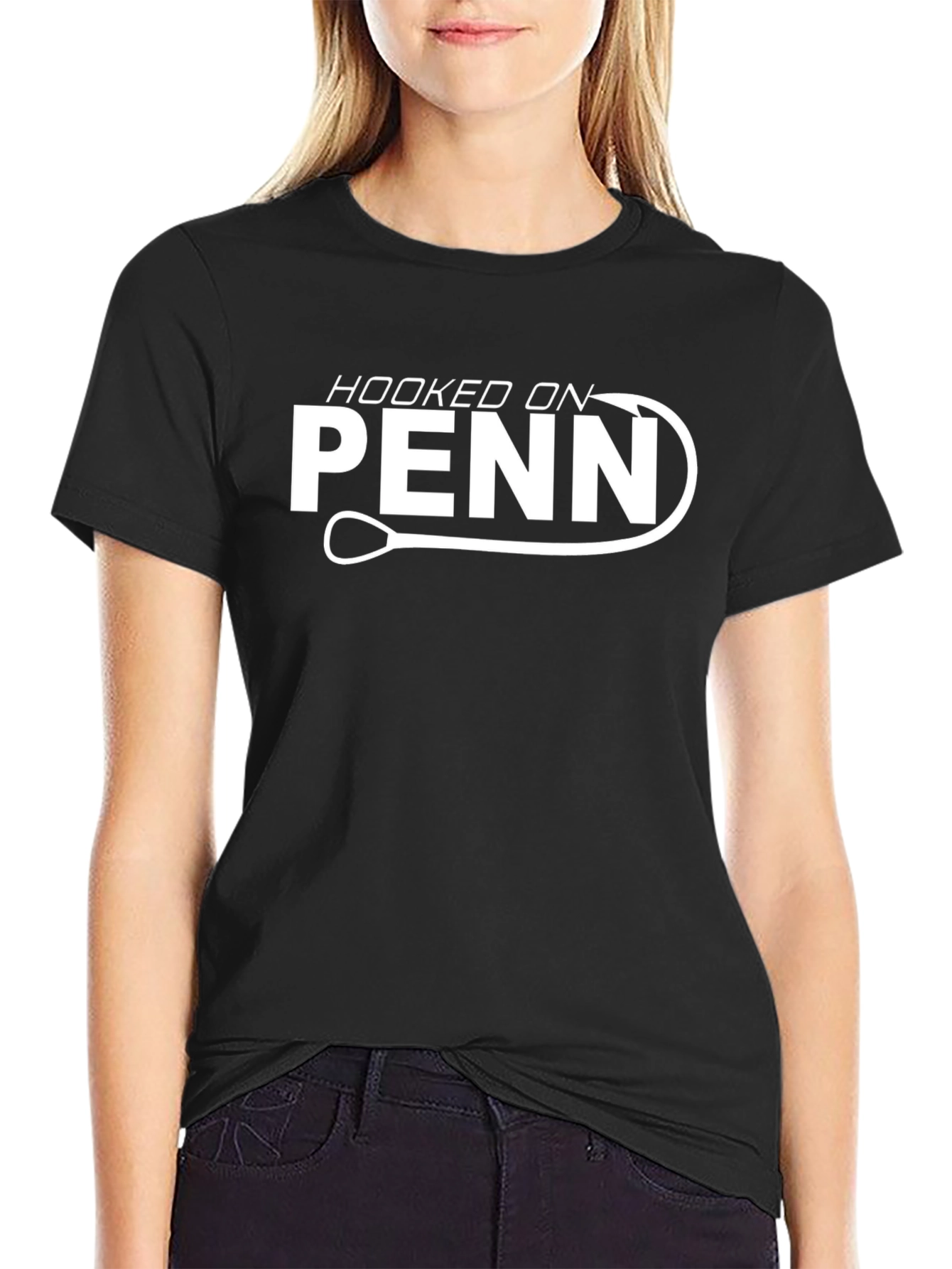 Hooked on Penn T-Shirt Fishing Tee Sportswear
