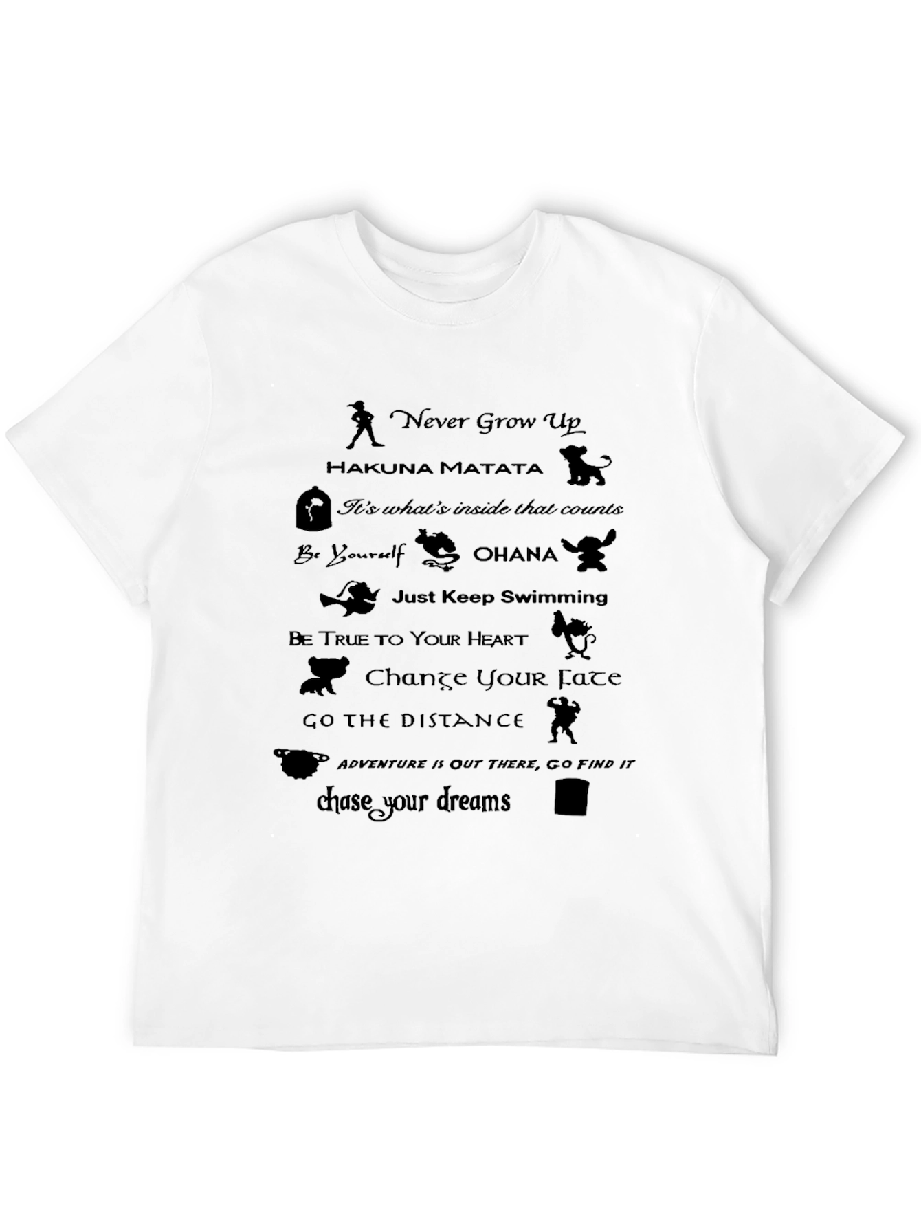 Disney Inspired Motivational Quote T-Shirt