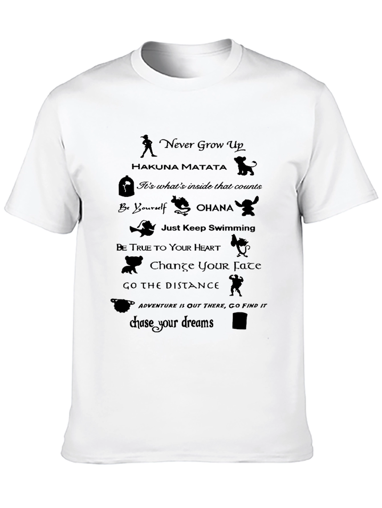 Disney Inspired Motivational Quote T-Shirt