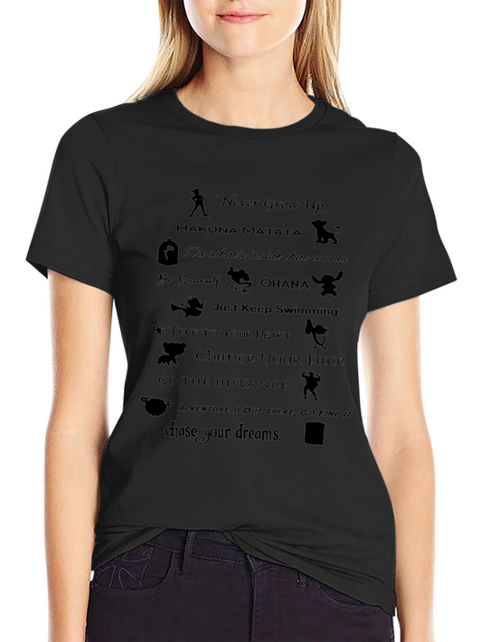 Disney Inspired Motivational Quote T-Shirt