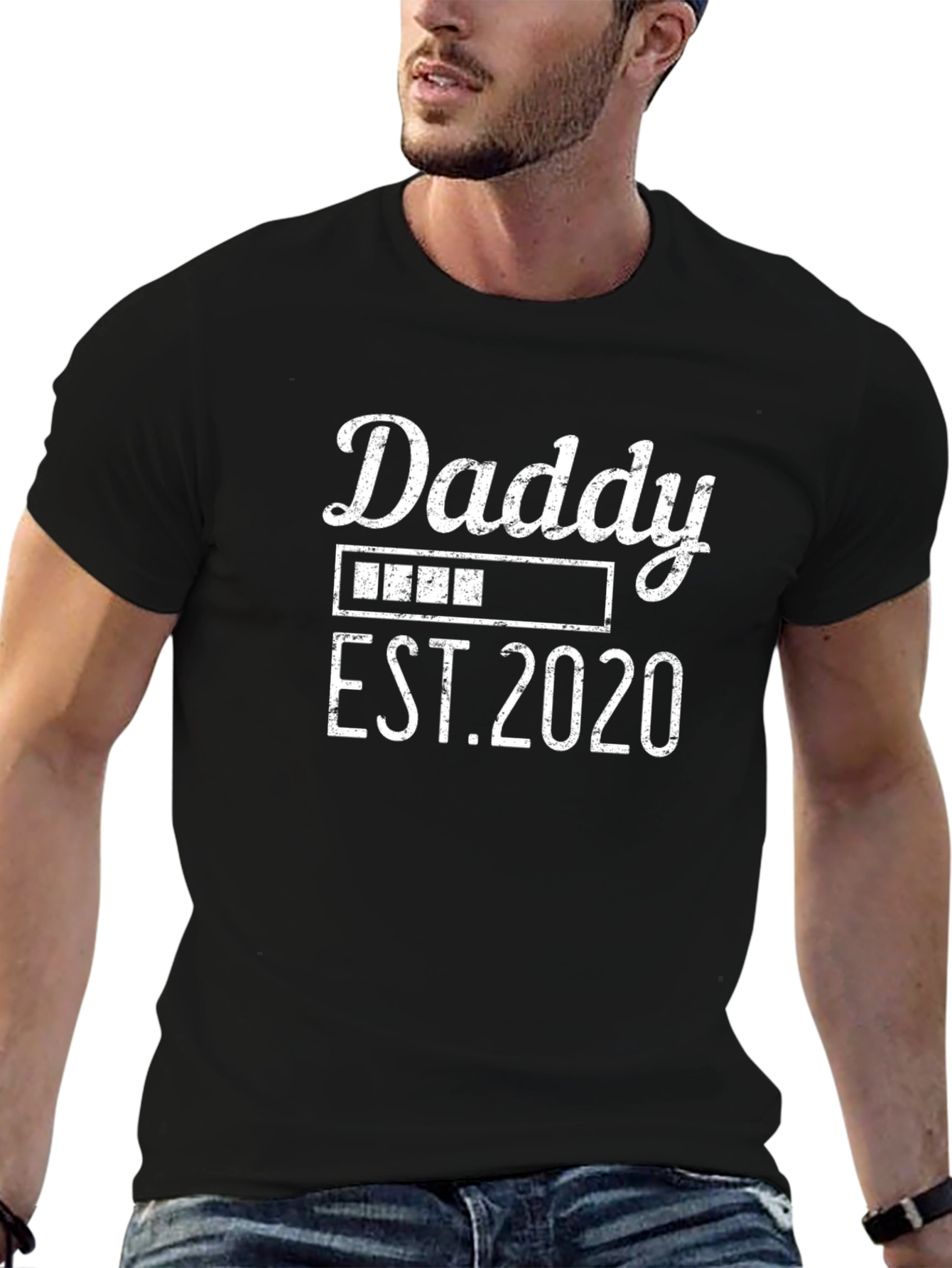 Daddy Est. 2020 T-Shirt - New Dad Gift