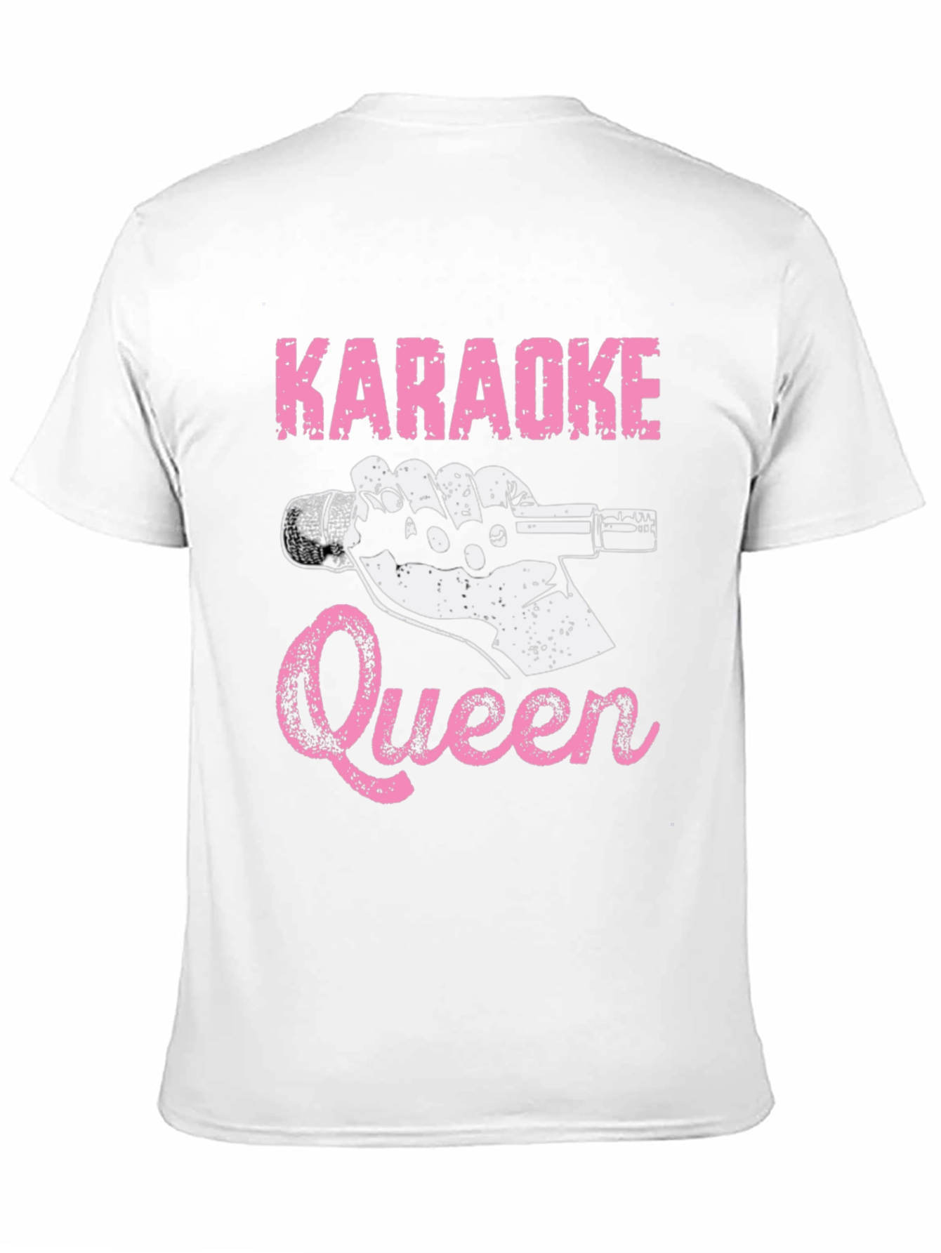 Karaoke Queen T-Shirt - Black Graphic Tee