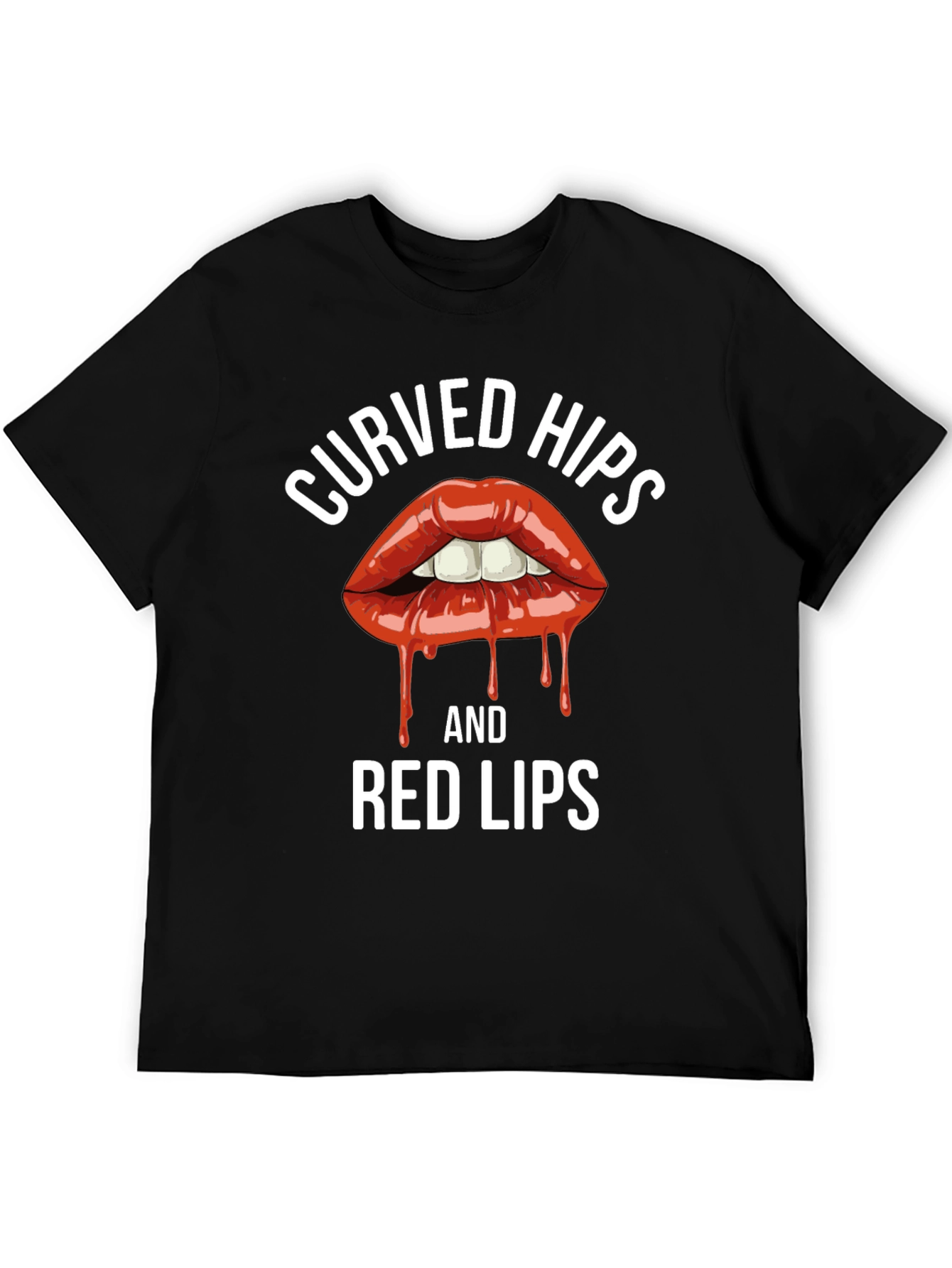Curved Hips & Red Lips Graphic Tee