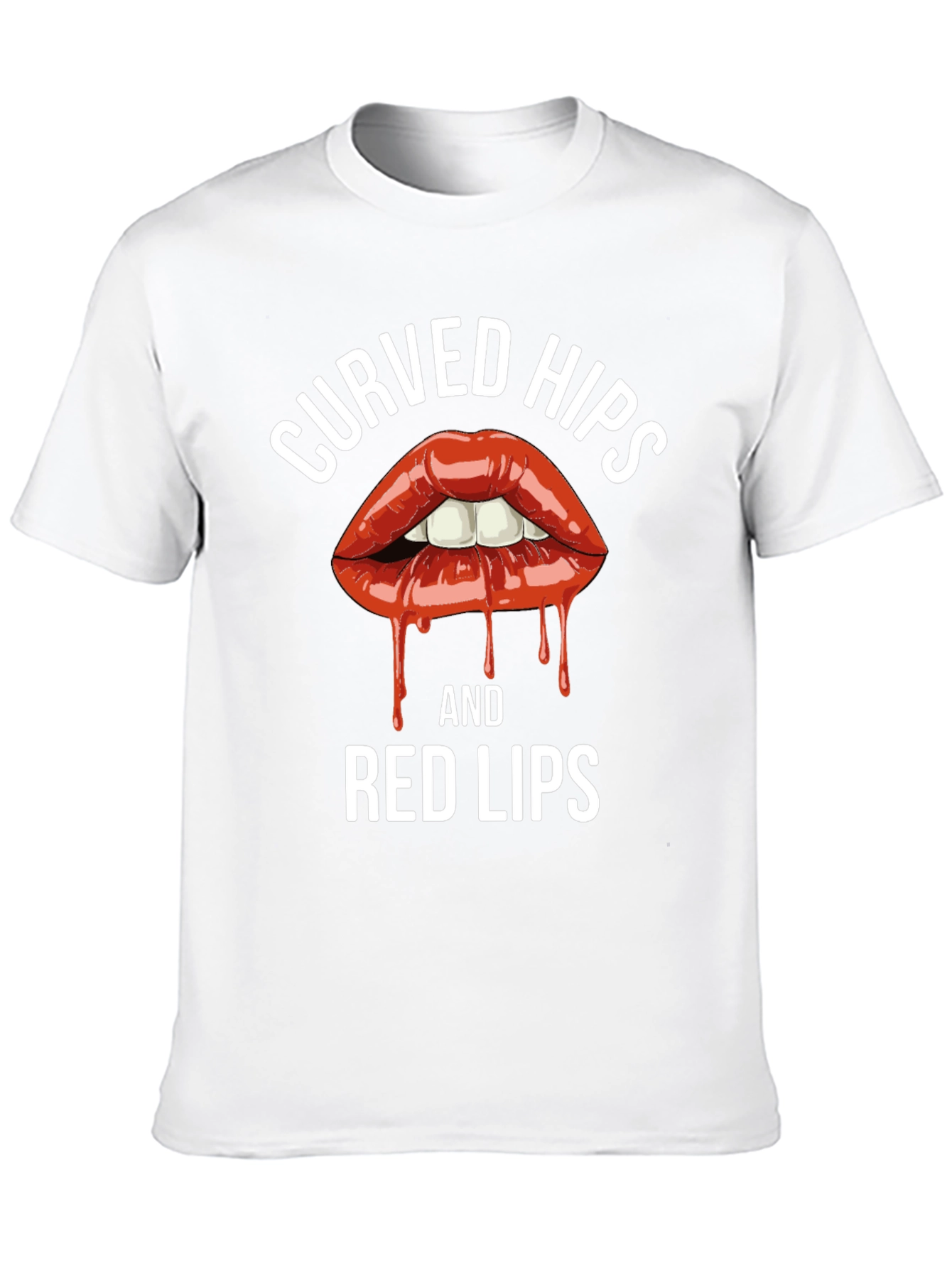Curved Hips & Red Lips Graphic Tee