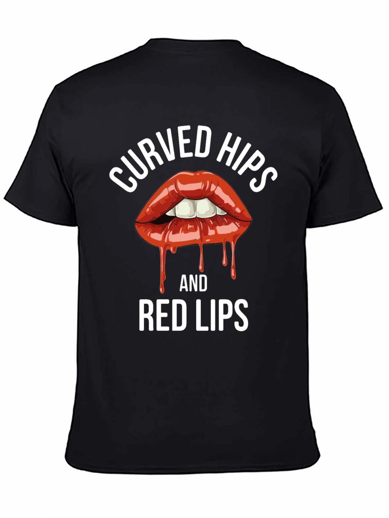 Curved Hips & Red Lips Graphic Tee