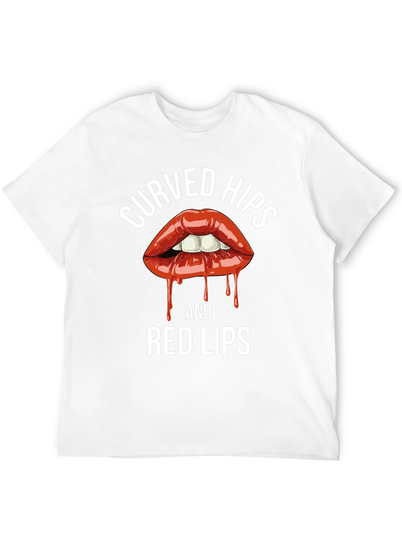 Curved Hips & Red Lips Graphic Tee