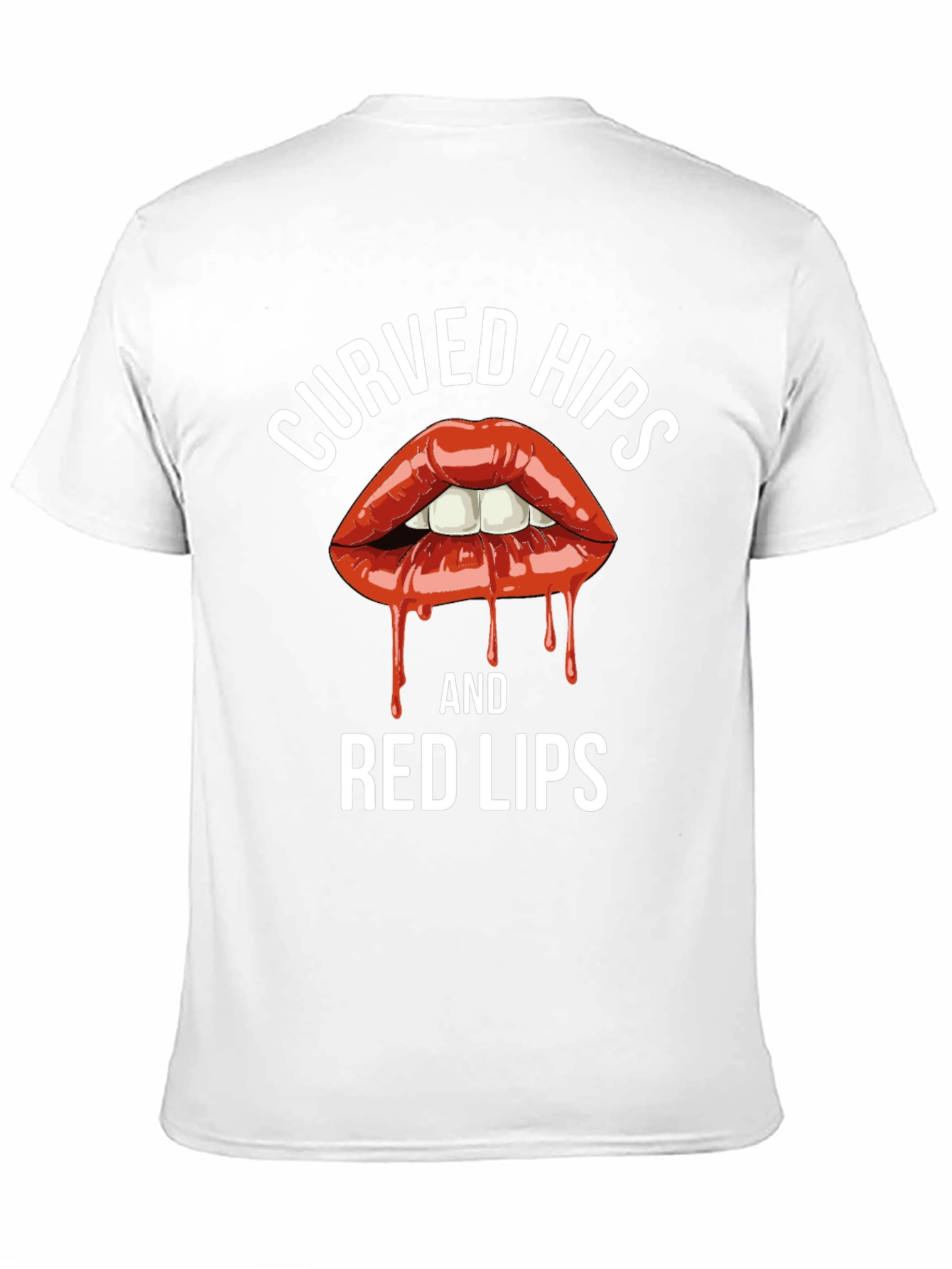 Curved Hips & Red Lips Graphic Tee
