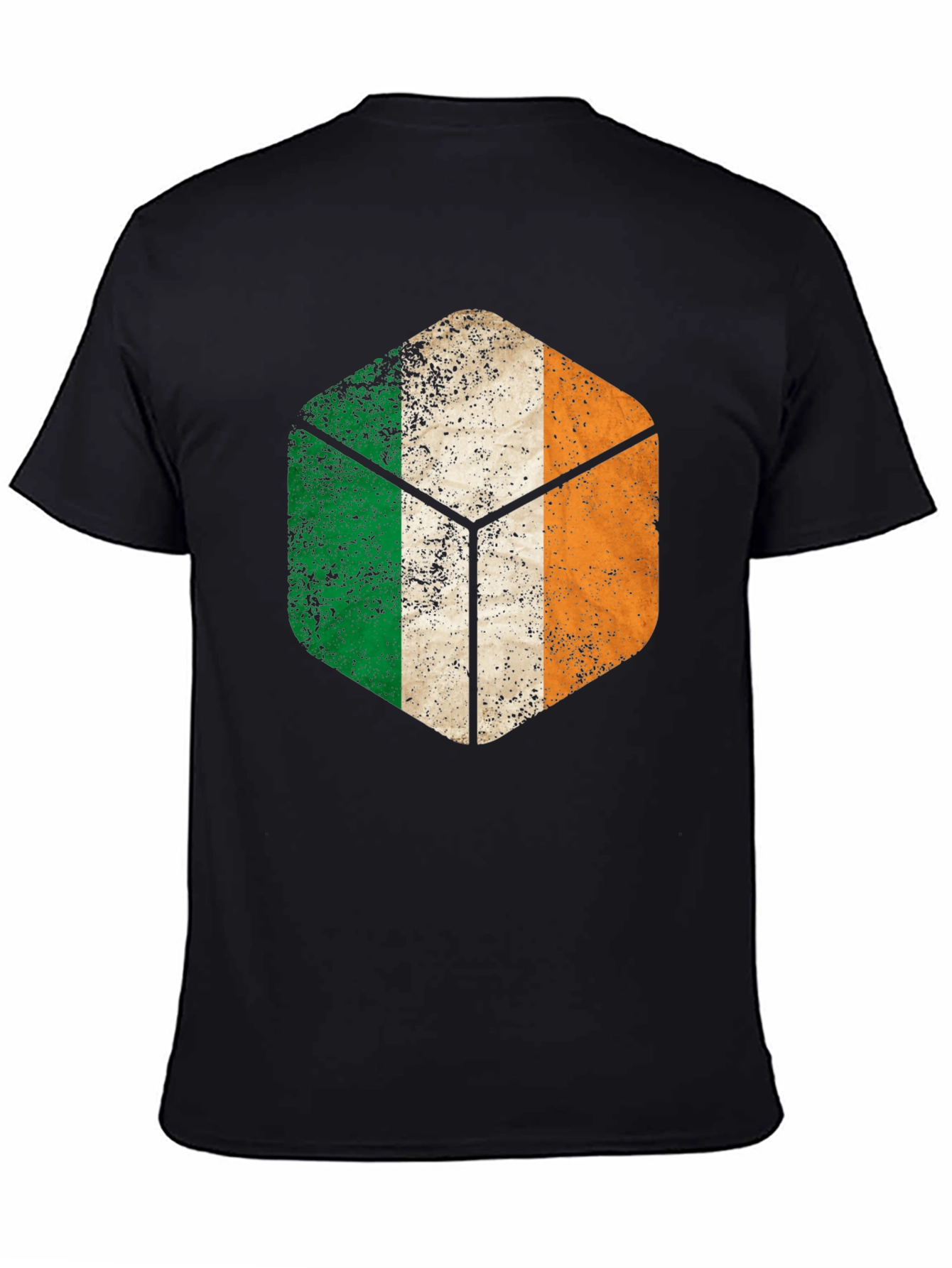 Ireland Flag Cube Graphic Tee