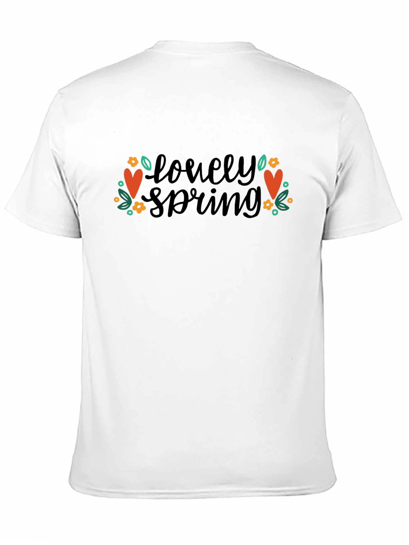 Lonely Spring Black Graphic Tee - Stylish Comfort