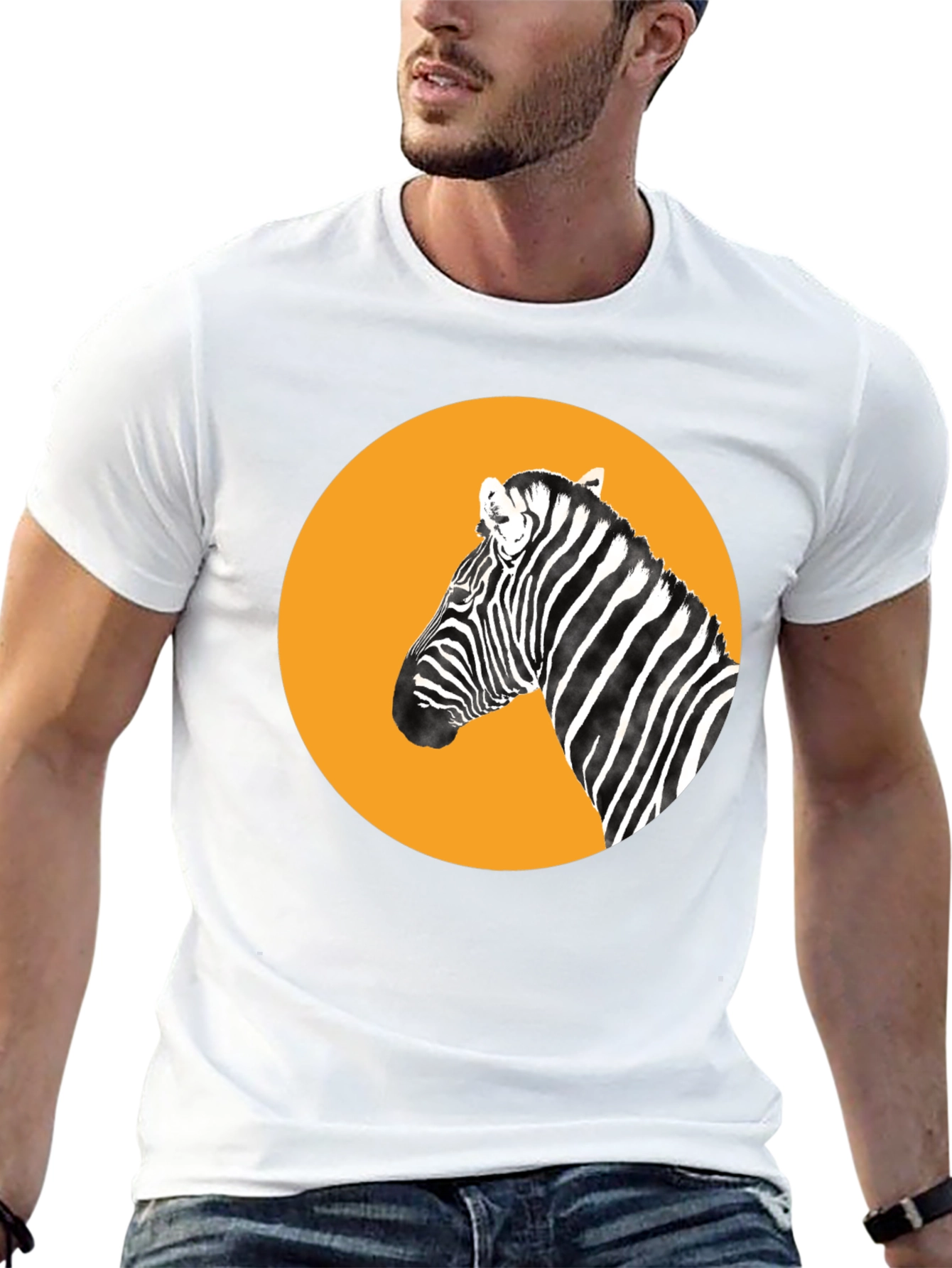 Zebra Graphic Tee - Bold Animal Print T-Shirt