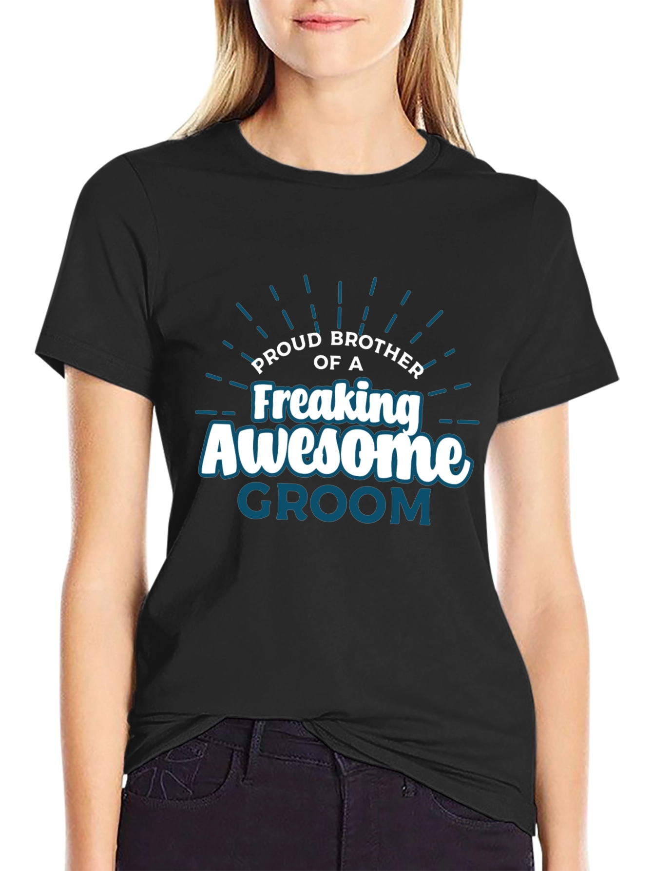 Proud Brother of Freaking Awesome Groom T-Shirt