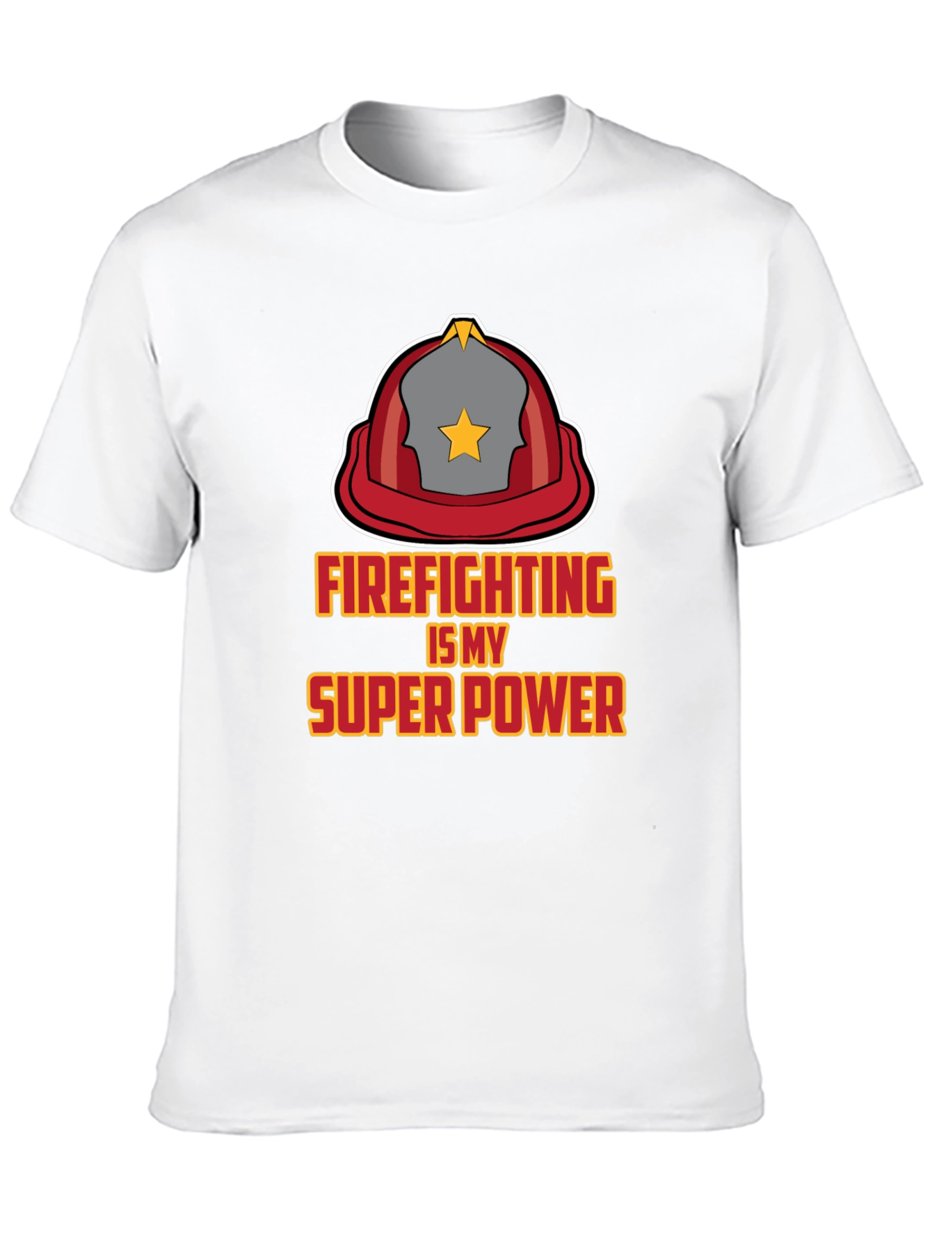 Firefighting is My Super Power Black T-Shirt