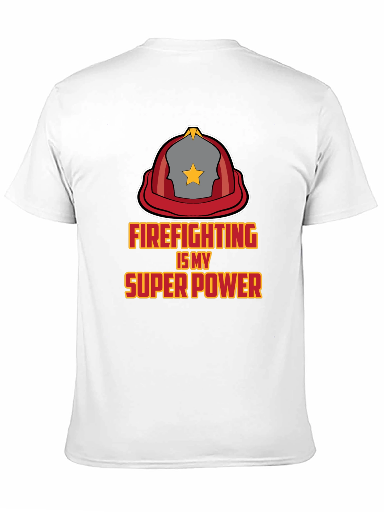 Firefighting is My Super Power Black T-Shirt
