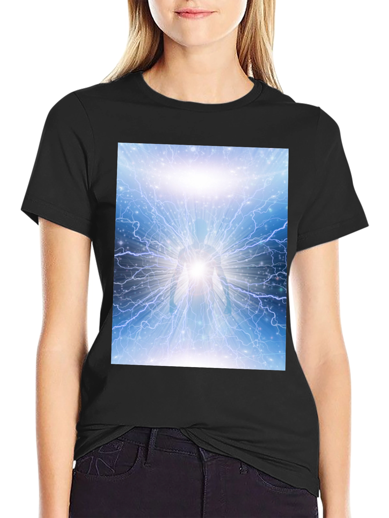Enlightened Energy T-Shirt - Black Cotton Tee