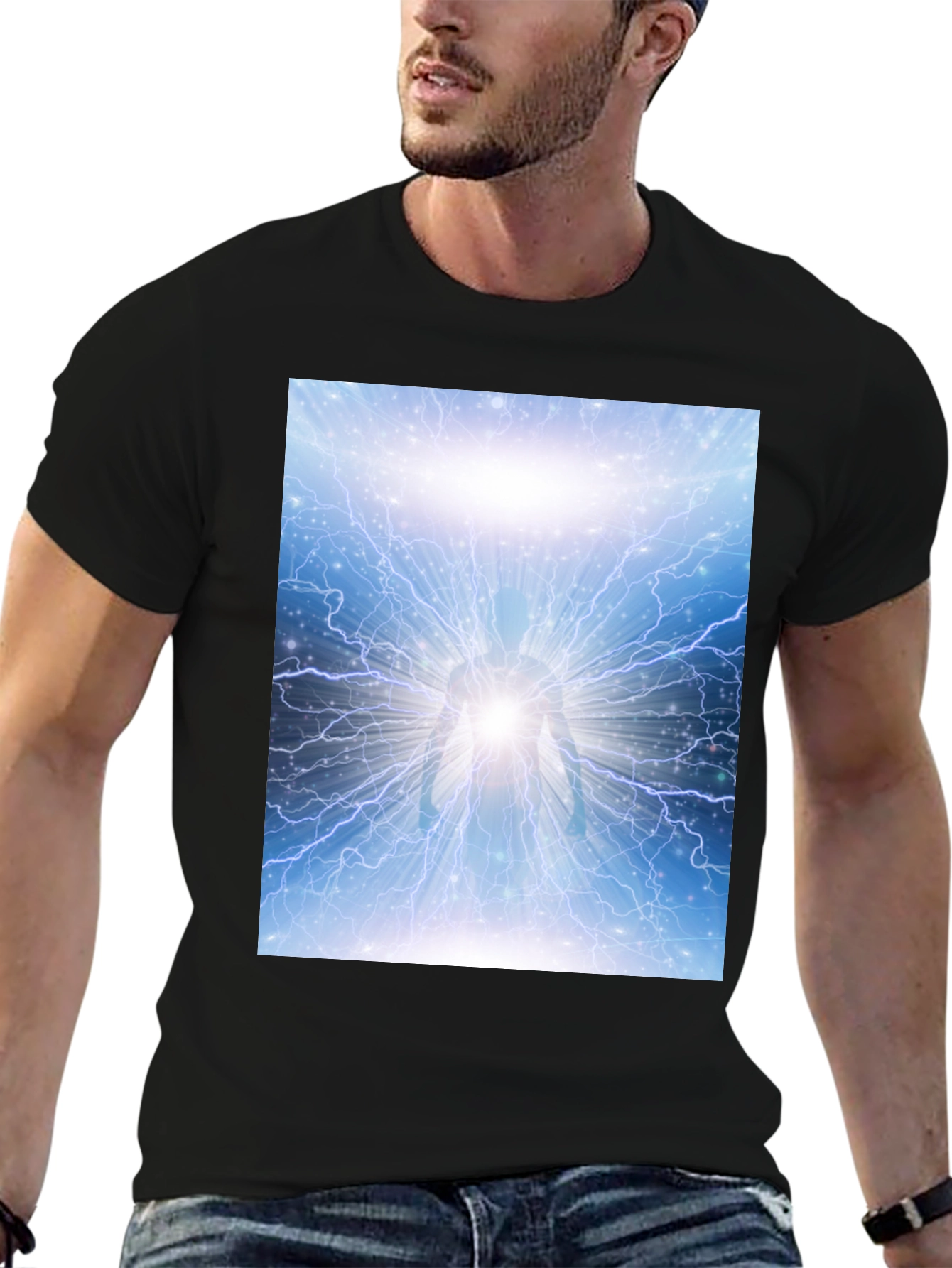 Enlightened Energy T-Shirt - Black Cotton Tee