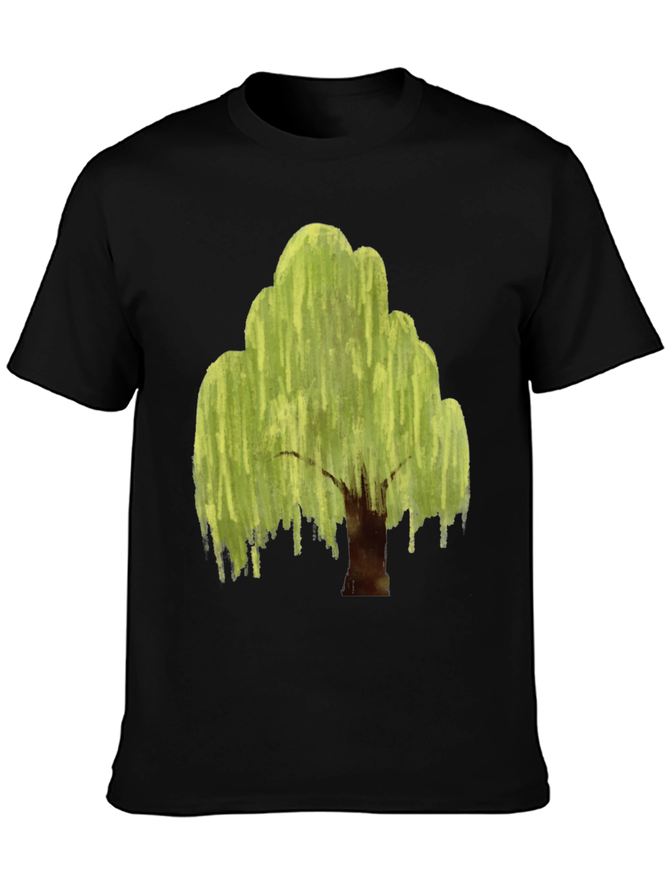 Willow Tree Graphic Black T-Shirt