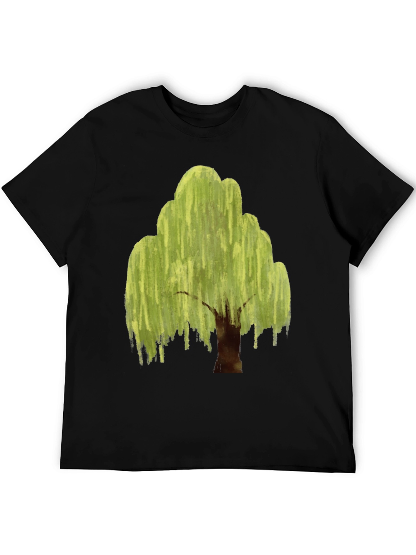 Willow Tree Graphic Black T-Shirt