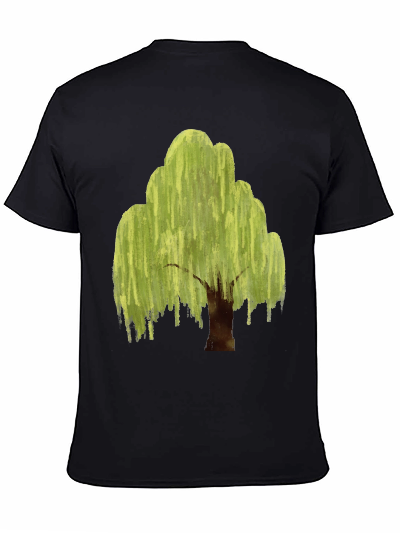 Willow Tree Graphic Black T-Shirt