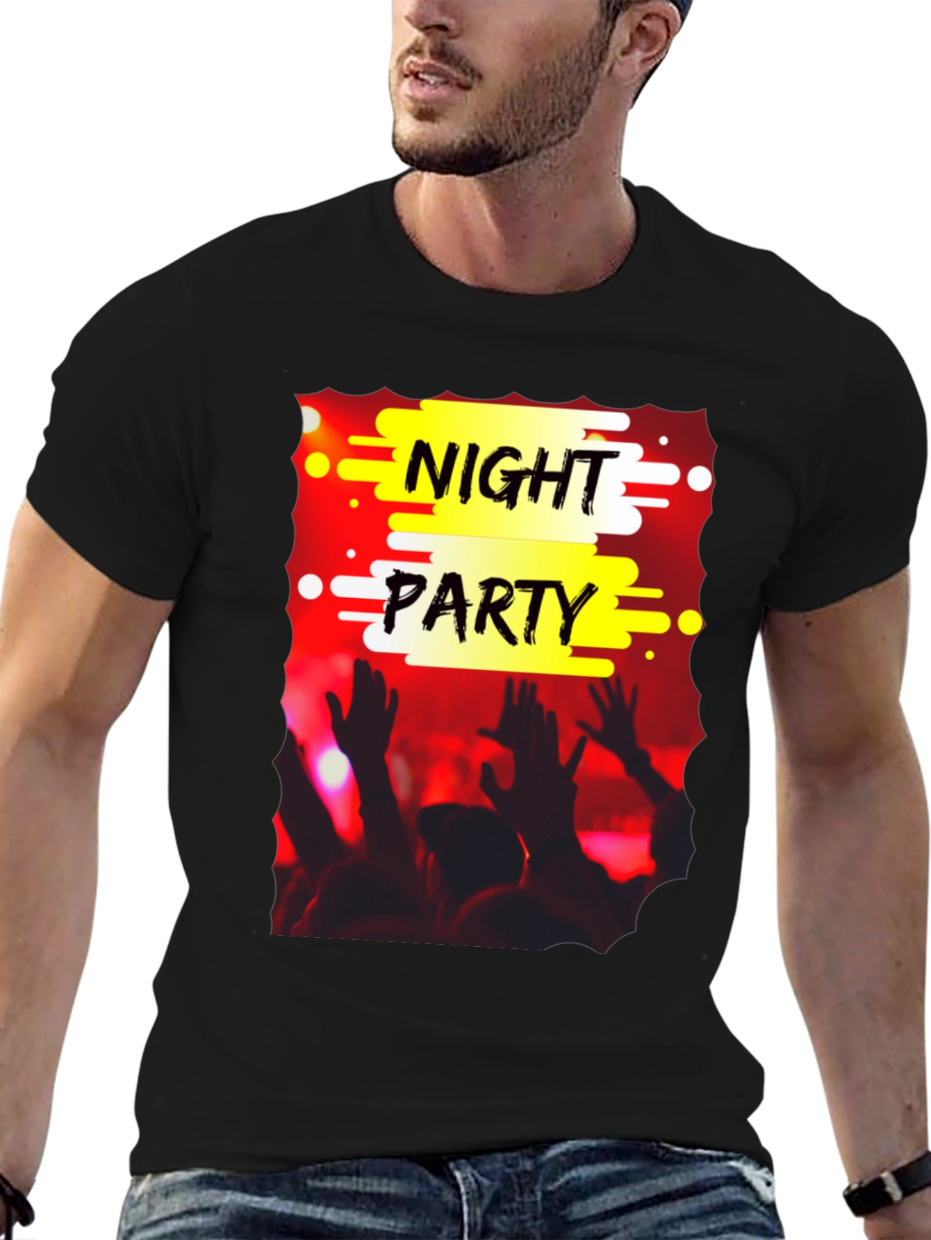 Night Party Graphic T-Shirt