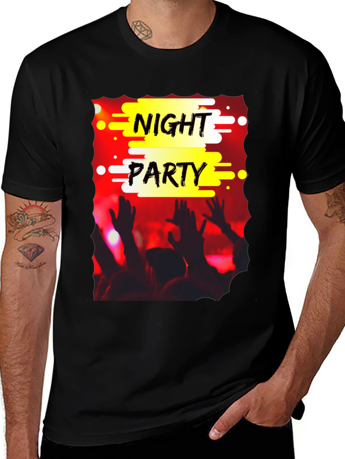 Night Party Graphic T-Shirt