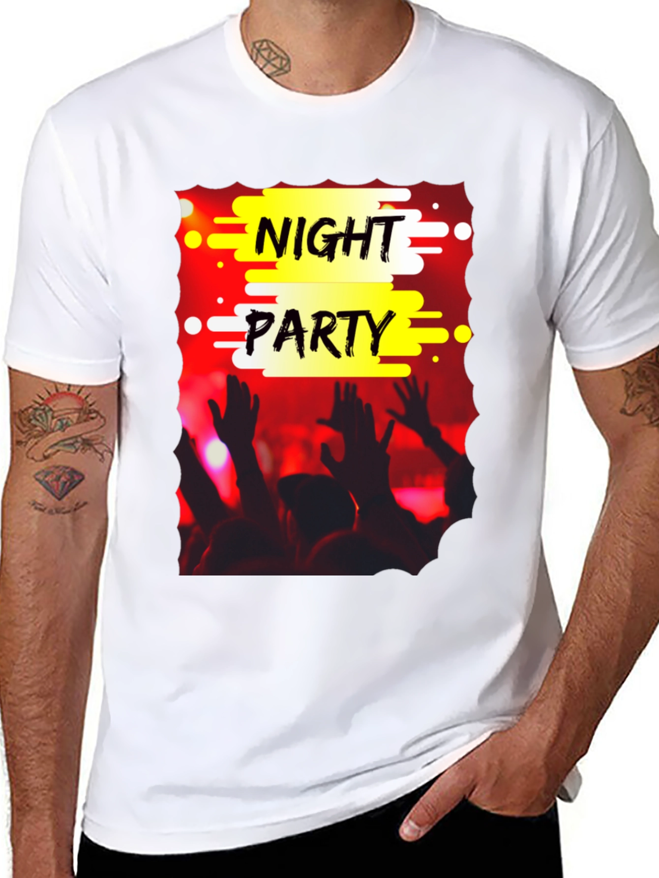 Night Party Graphic T-Shirt