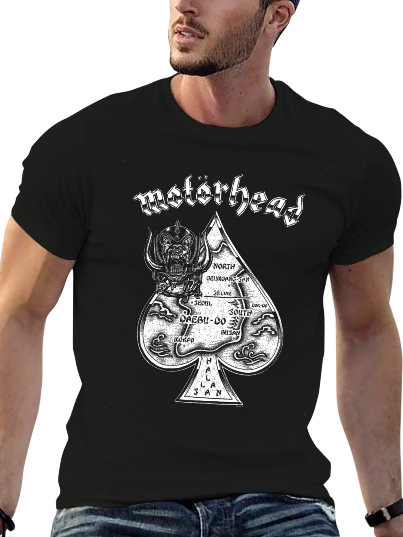 Motorhead Korea Ace of Spades Black T-Shirt