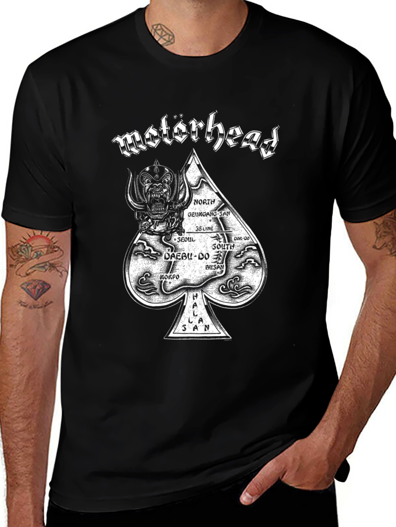 Motorhead Korea Ace of Spades Black T-Shirt