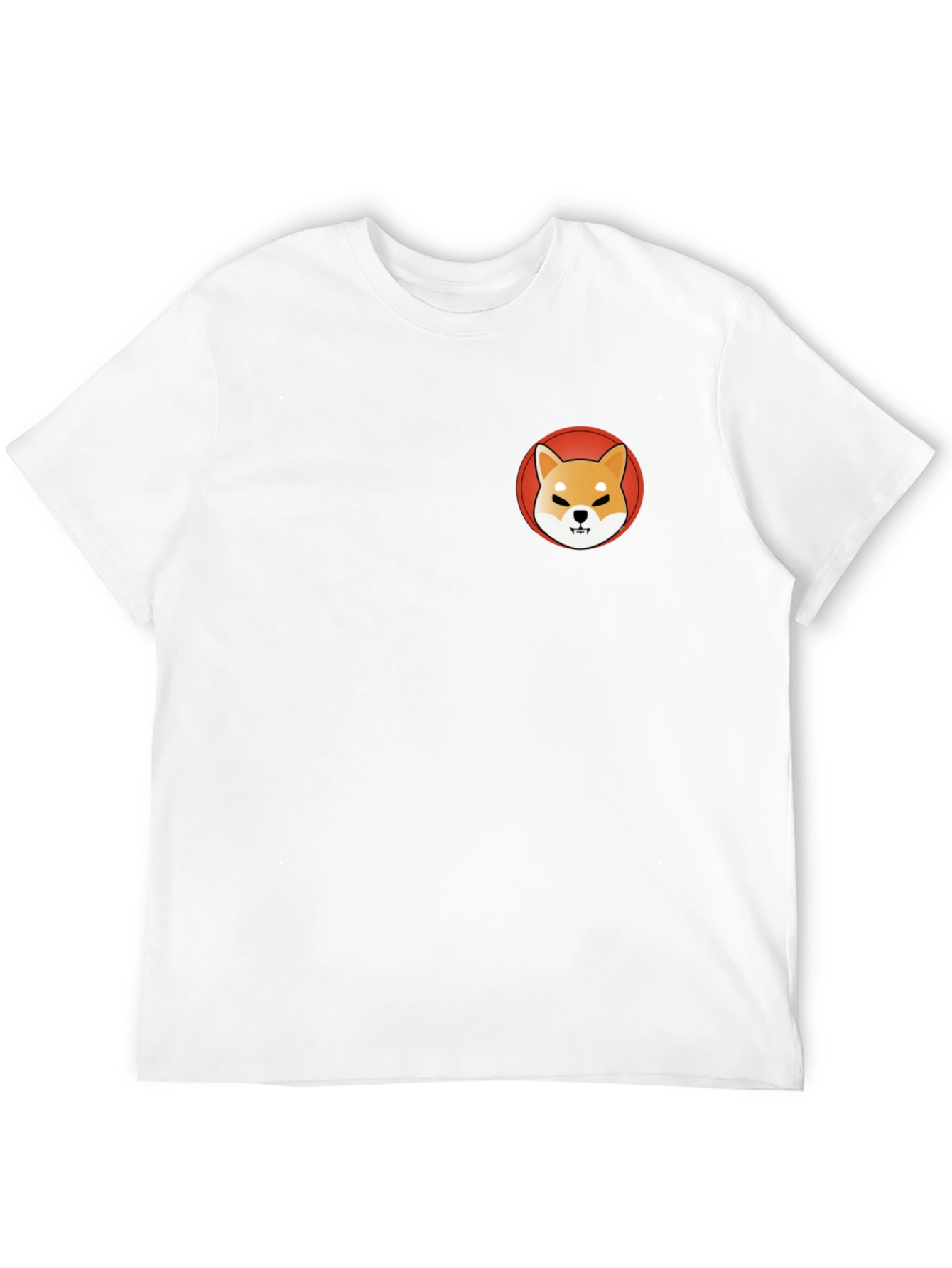 Shiba Inu Graphic Tee - Black Cotton T-Shirt
