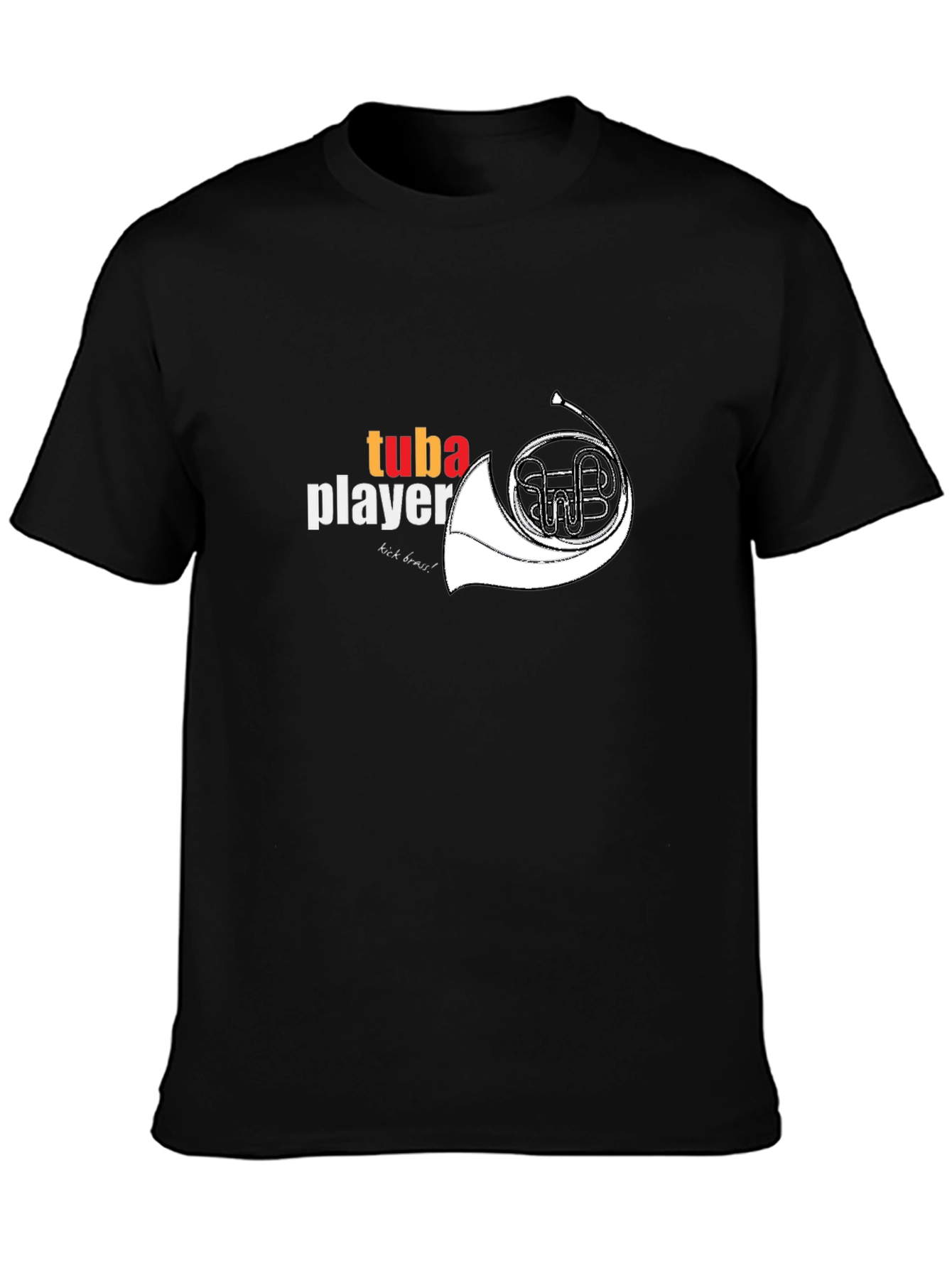 Tuba Player Graphic Tee - Musical Instrument T-Shirt