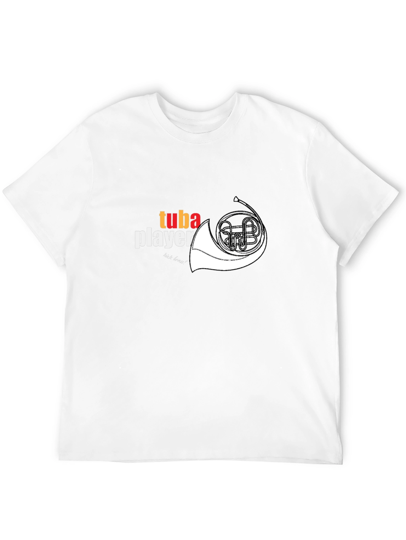 Tuba Player Graphic Tee - Musical Instrument T-Shirt