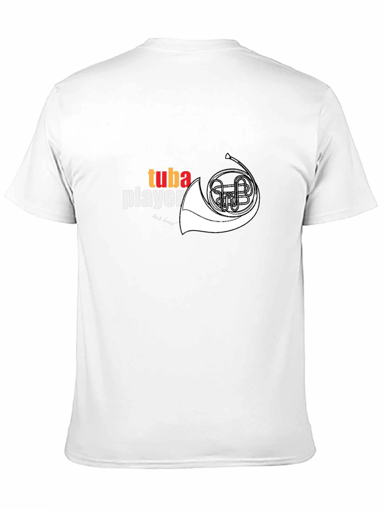 Tuba Player Graphic Tee - Musical Instrument T-Shirt