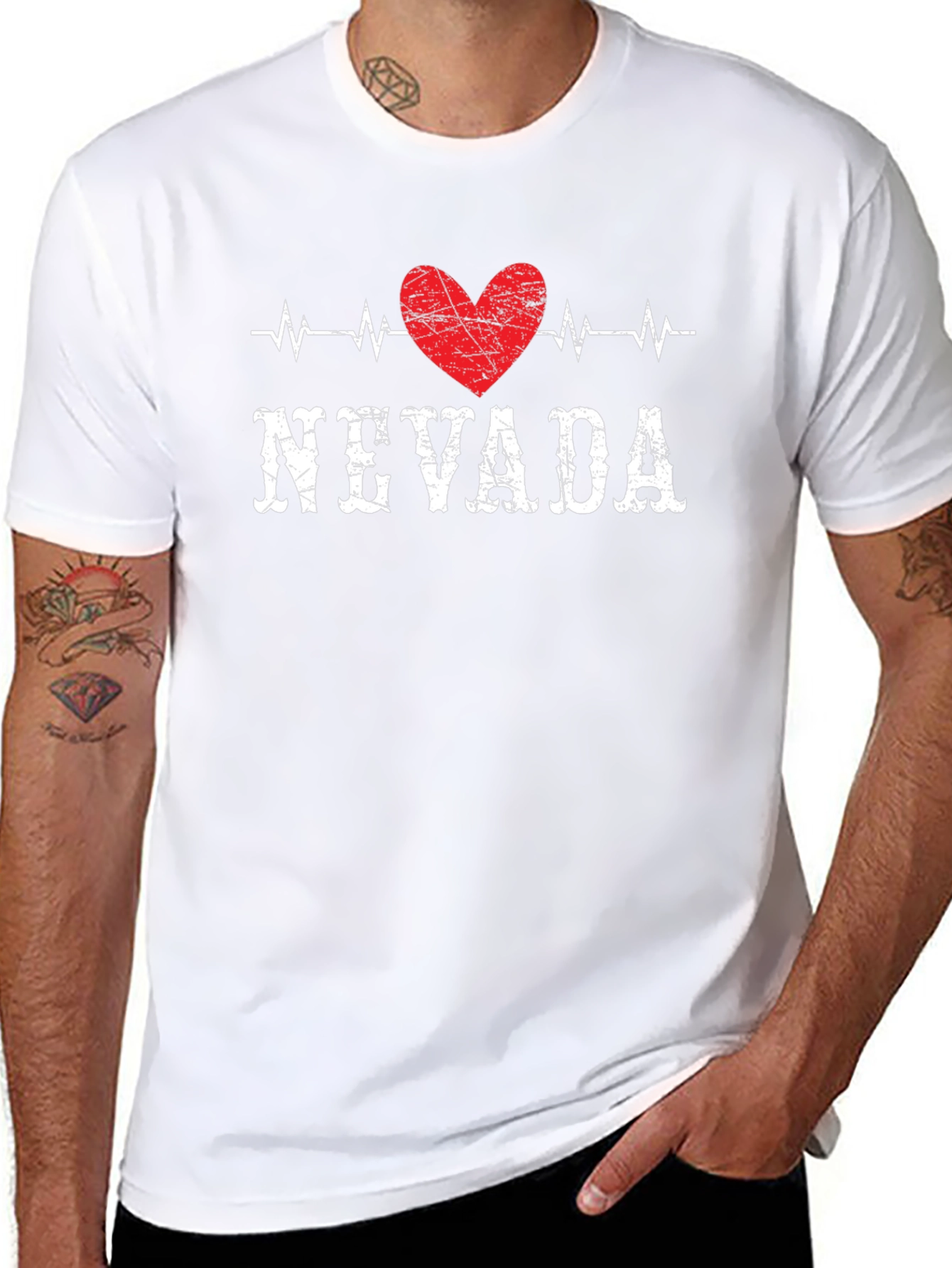 Nevada Heartbeat Graphic T-Shirt
