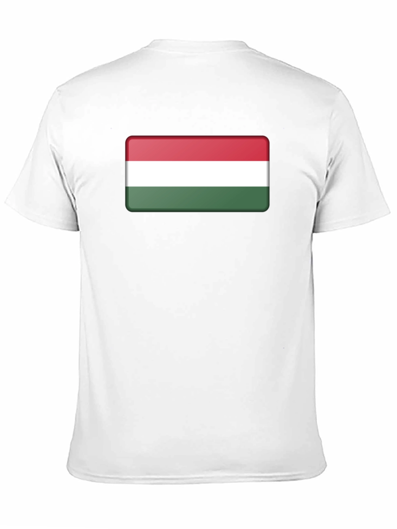 Hungary Flag T-Shirt - Black Casual Tee