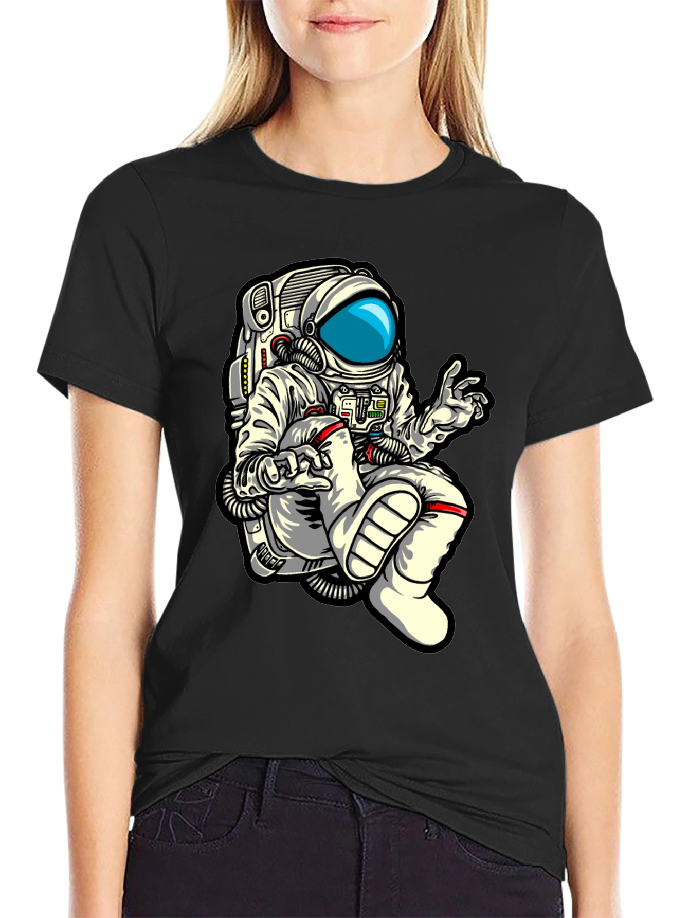 Astronaut Graphic Print Tee - Space Explorers