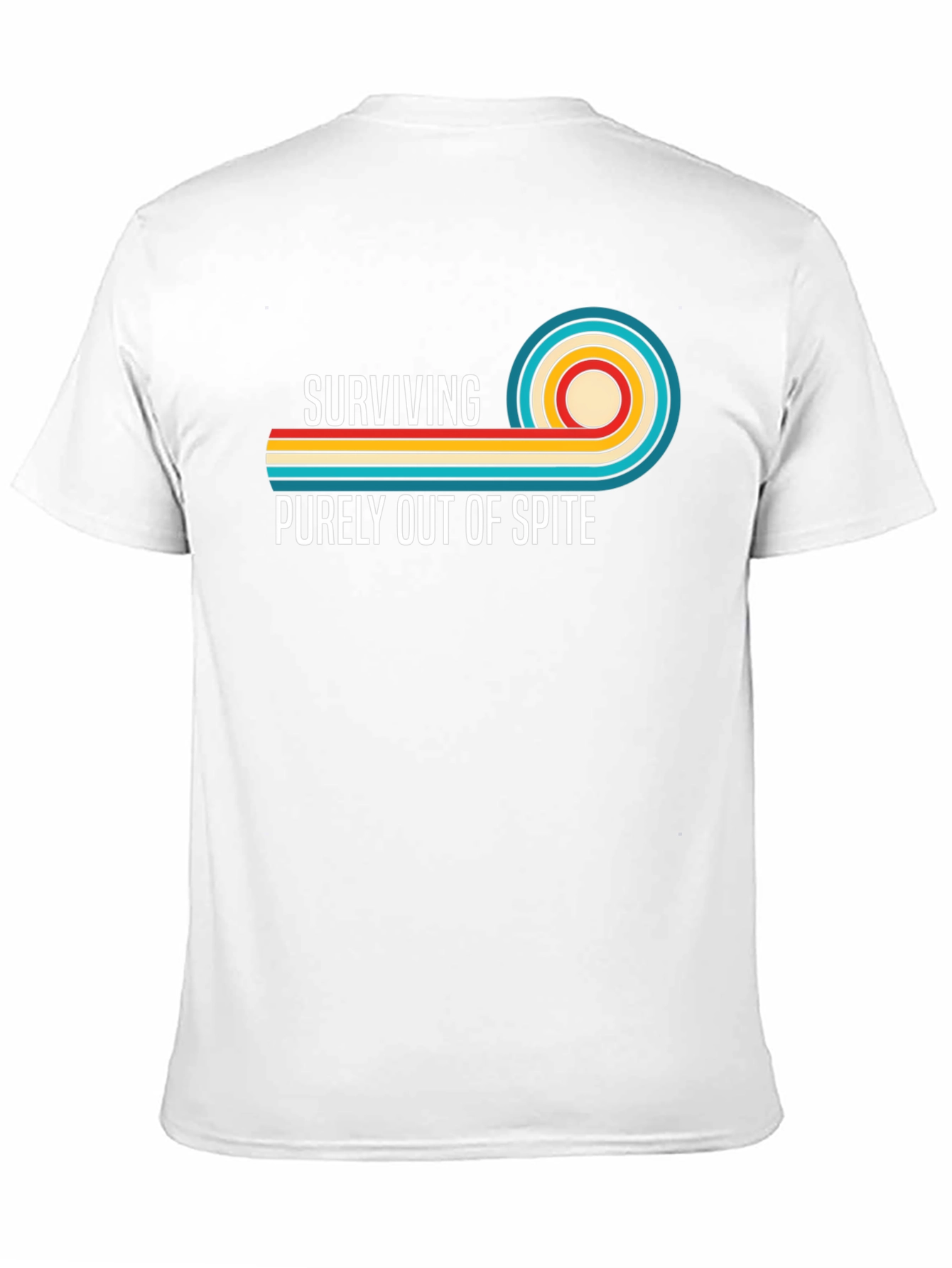 Surviving Out Of Spite Retro Graphic T-Shirt