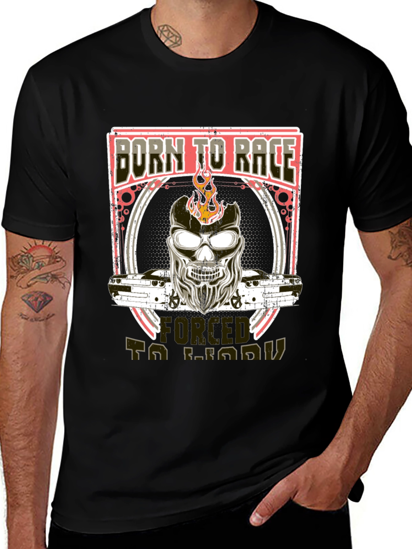 Born To Race Graphic T-Shirt