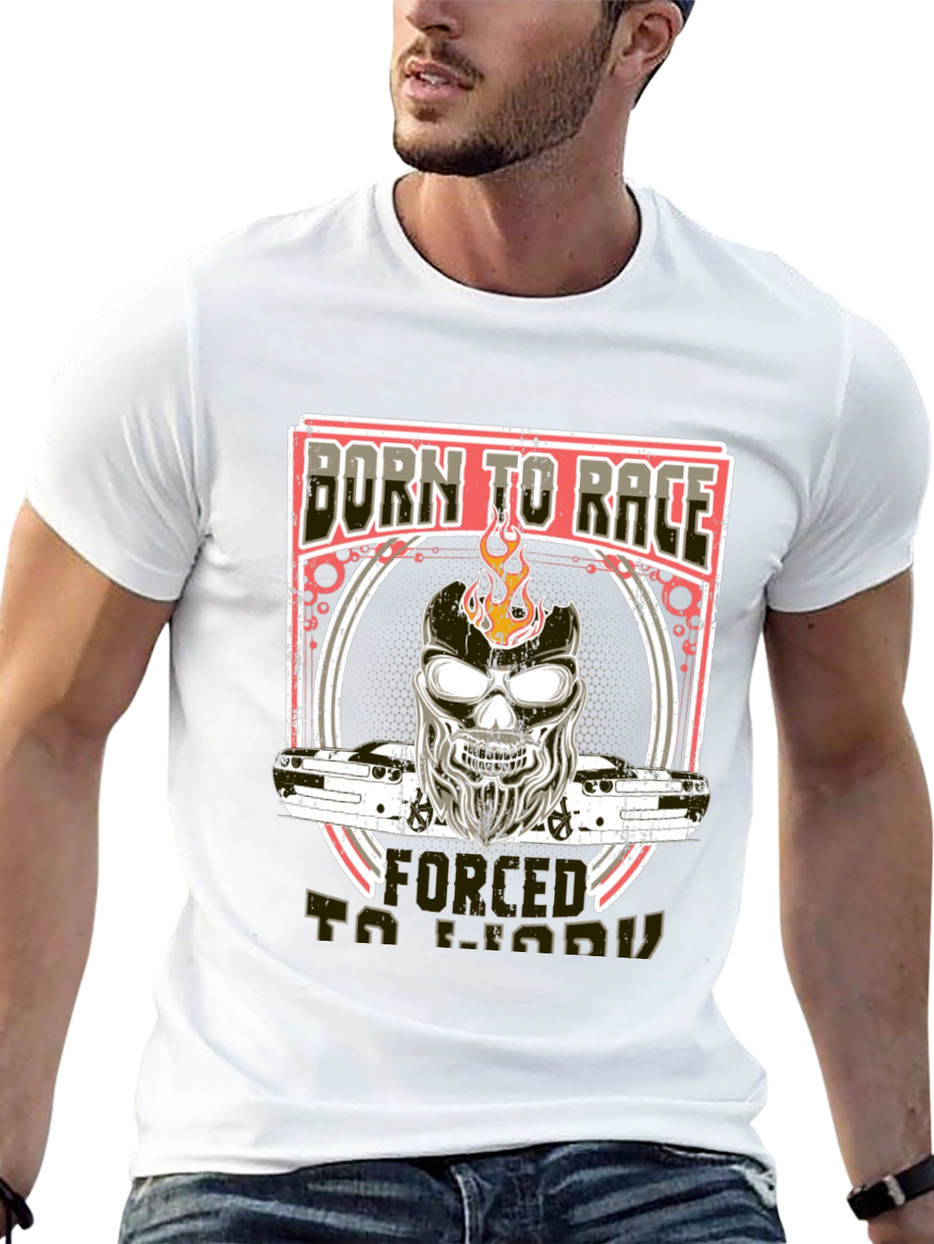 Born To Race Graphic T-Shirt